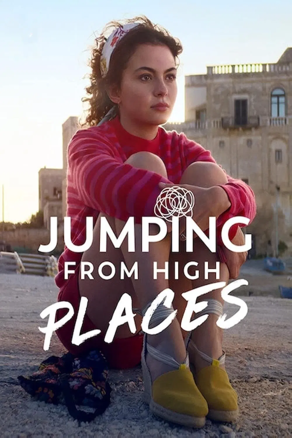 Poster chính thức của phim Phim Tình Cảm, Phim Hài "100 Nỗi Sợ Của Tôi" (Jumping from High Places - 2022), với sự tham gia của diễn viên Federica Torchetti và Celeste Savino.