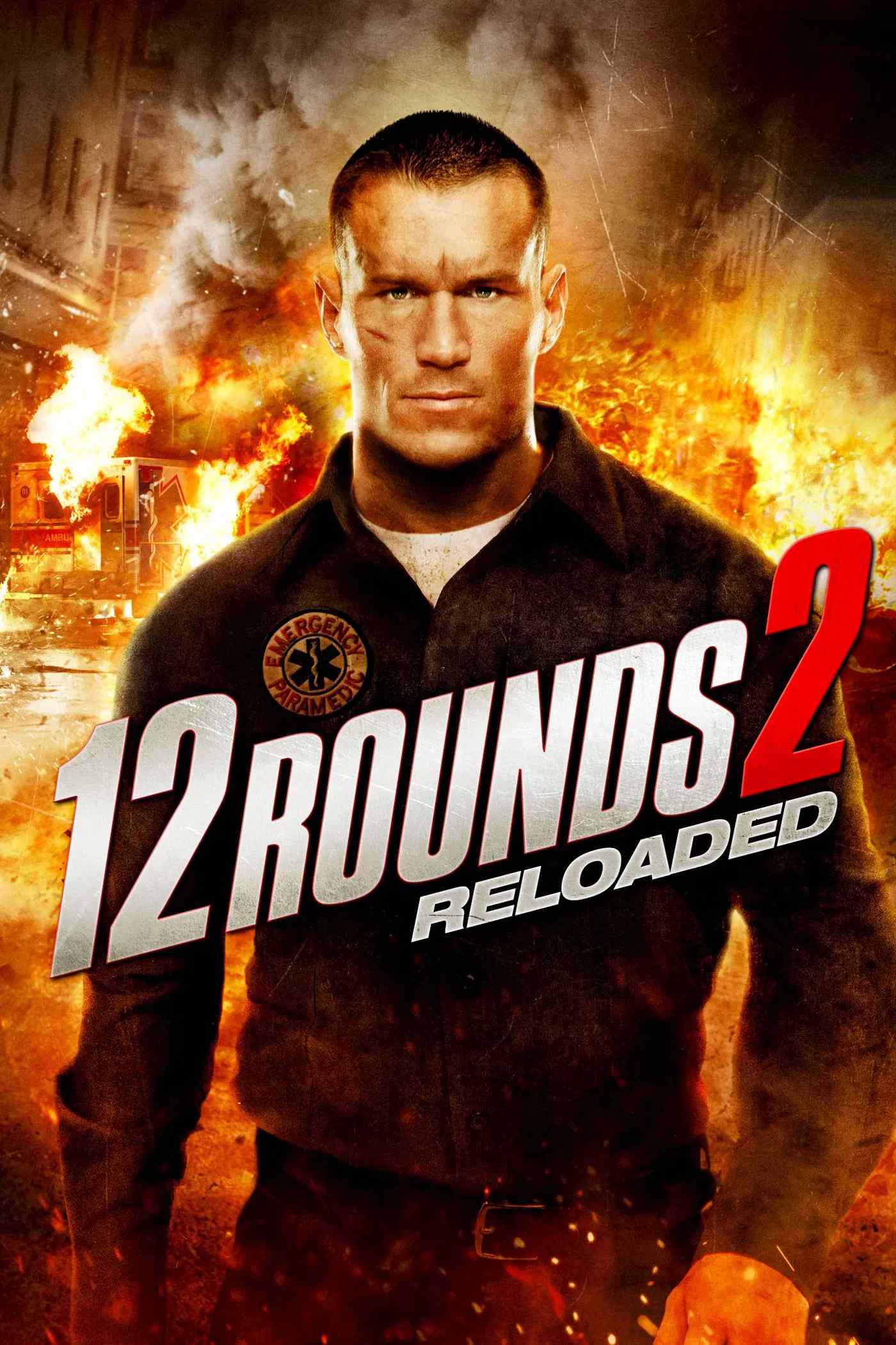 Poster chính thức của phim Phim Hành Động, Phim Phiêu Lưu "12 Hiệp Sinh Tử: Tái Chiến" (12 Rounds 2: Reloaded - 2013), với sự tham gia của diễn viên Randy Orton và Brian Markinson.