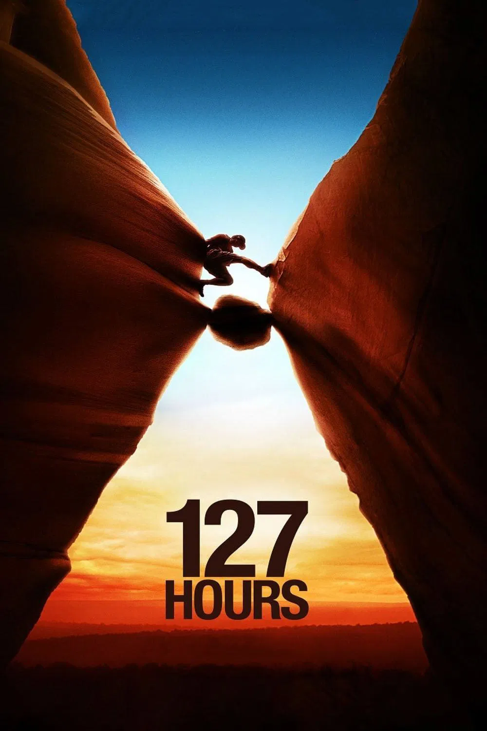 Poster chính thức của phim Phim Phiêu Lưu, Phim Tâm Lý "127 Giờ Sinh Tử" (127 Hours - 2010), với sự tham gia của diễn viên James Franco và Kate Mara.