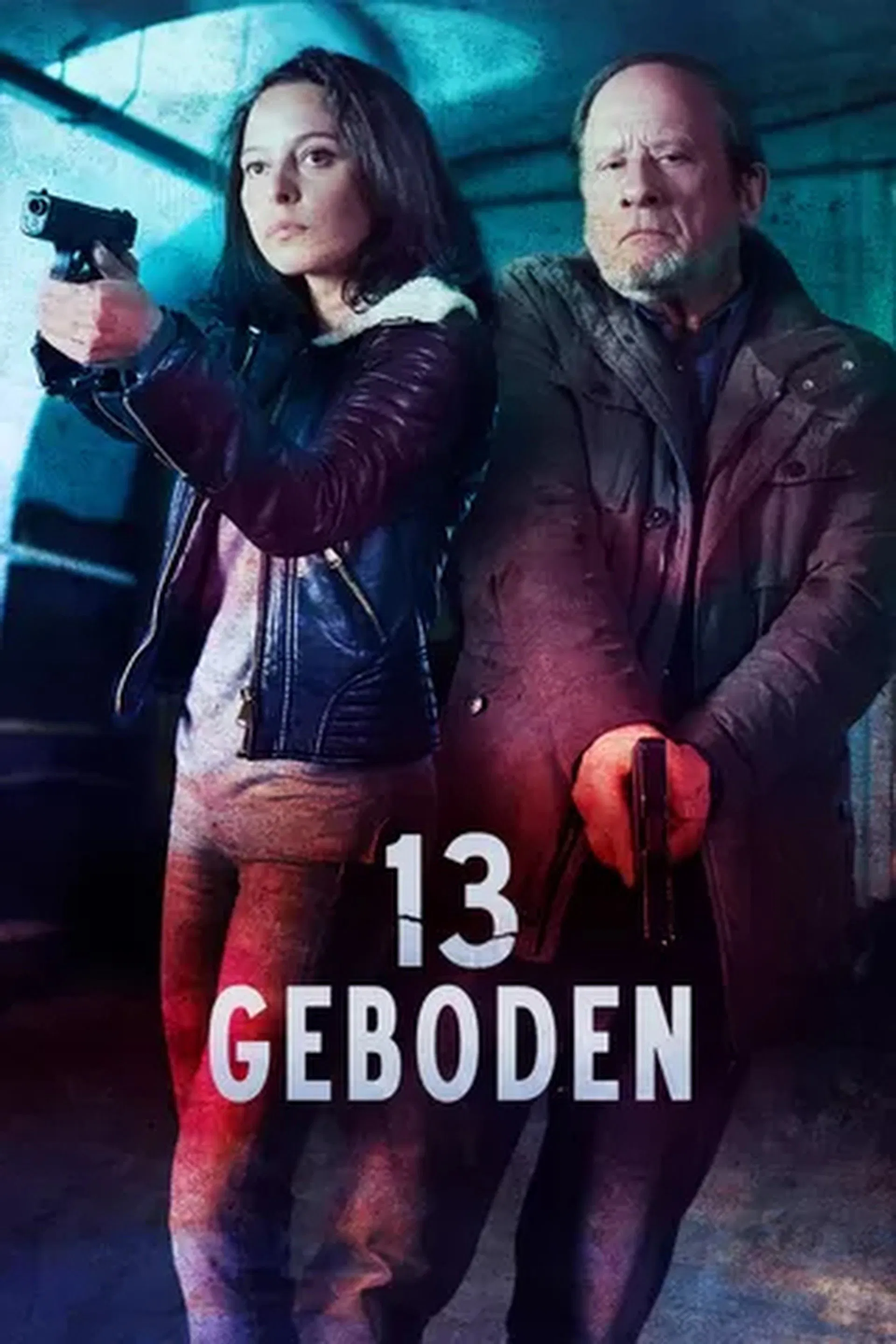 Poster chính thức của phim Phim Bí Ẩn, Phim Hình Sự "13 điều răn" (13 Commandments - 2018), với sự tham gia của diễn viên Bert Haelvoet và Jeroen Perceval.