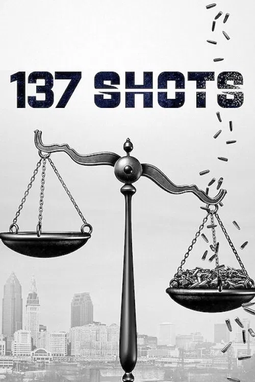 Poster chính thức của phim Phim Tài Liệu, Phim Hình Sự "137 Phát Súng" (137 Shots - 2021), với sự tham gia của diễn viên Cornel West.