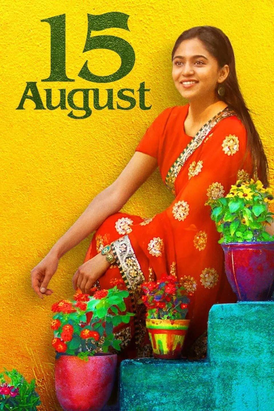 Poster chính thức của phim Phim Hài, Phim Tình Cảm "15 tháng 8" (15 August - 2019), với sự tham gia của diễn viên Rahul Pethe và Mrunmayee Deshpande.