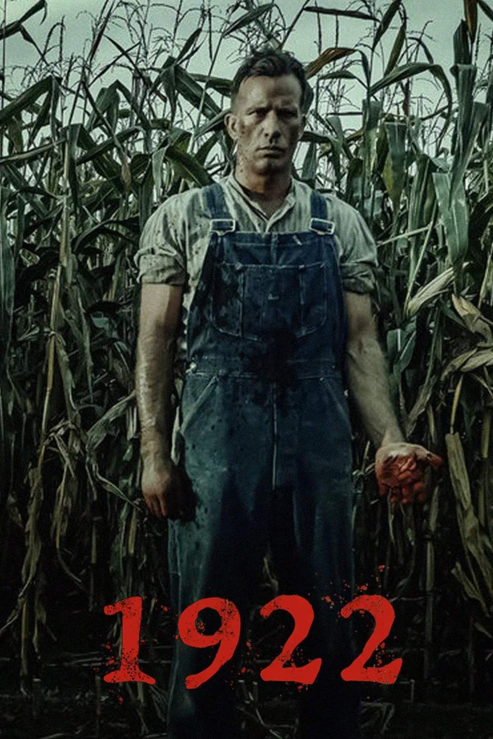 Poster chính thức của phim Phim Kinh Dị, Phim Hình Sự "1922" (1922 - 2017), với sự tham gia của diễn viên Thomas Jane và Molly Parker.