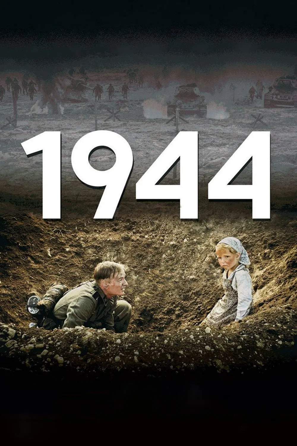 Poster chính thức của phim Phim Chiến Tranh, Phim Tâm Lý "1944" (1944 - 2015), với sự tham gia của diễn viên Kaspar Velberg và Kristjan Üksküla.