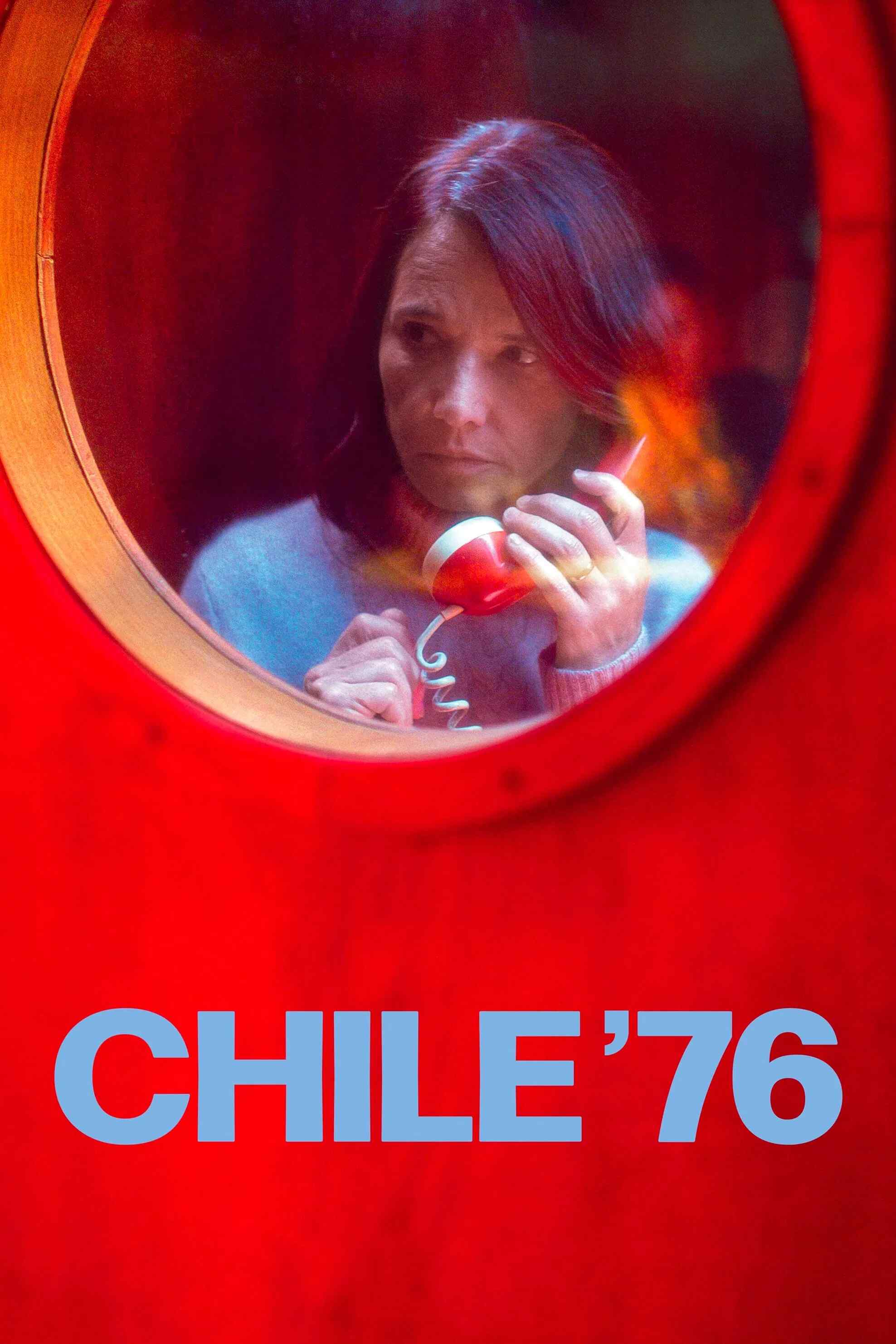 Poster chính thức của phim Phim Tâm Lý "1976" (Chile '76 - 2022), với sự tham gia của diễn viên Aline Küppenheim và Nicolás Sepúlveda.