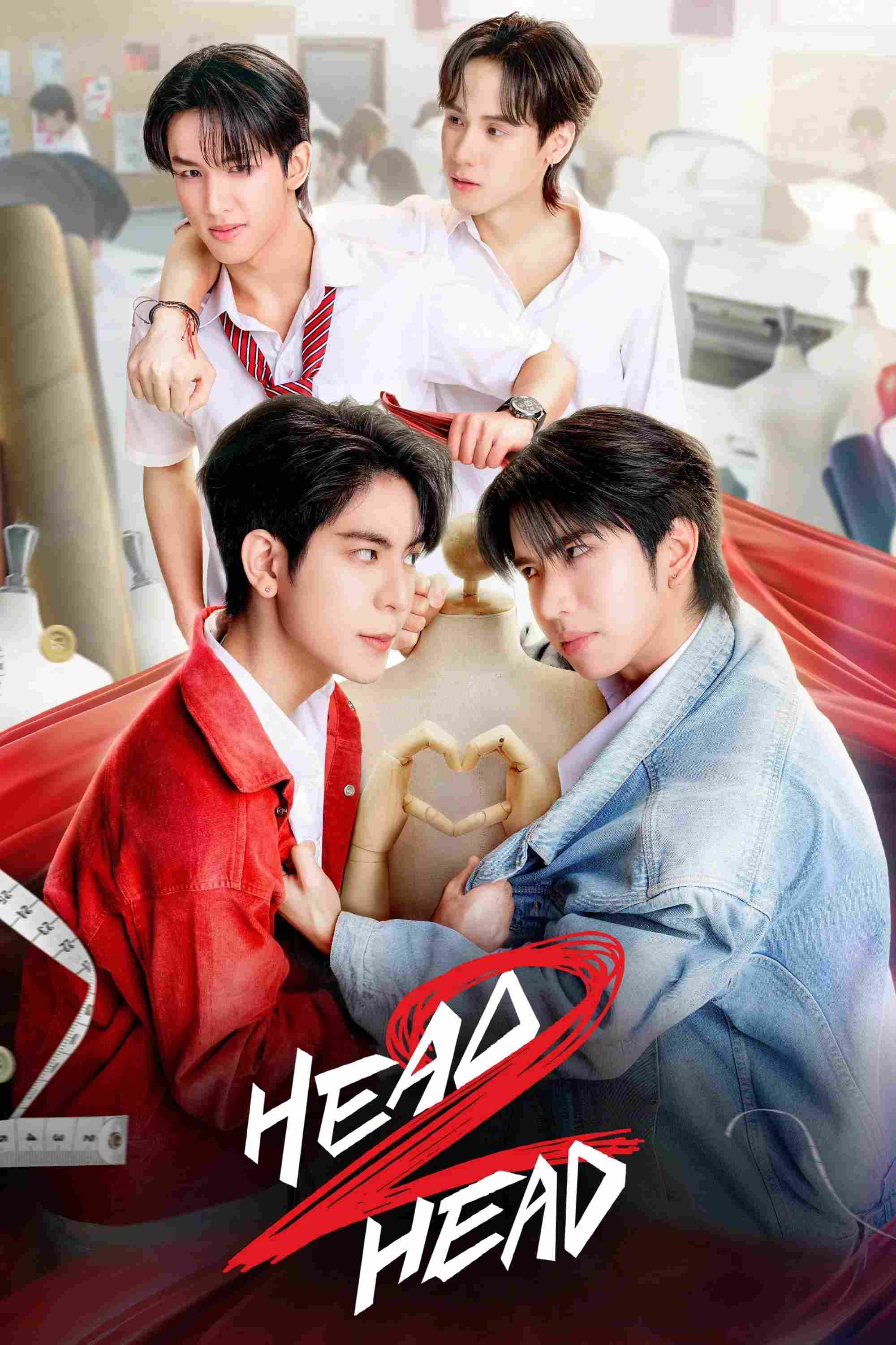 Poster chính thức của phim Phim Tâm Lý, Phim Viễn Tưởng & Giả Tưởng "Head 2 Head" (Head 2 Head - 2025), với sự tham gia của diễn viên Dechchart Tasilp và Suvijak Piyanopharoj.