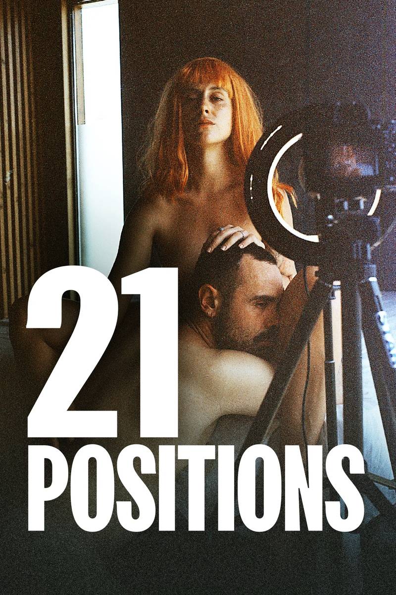 Poster chính thức của phim Phim Tâm Lý "21 Khoảnh Khắc" (21 Positions - 2023), với sự tham gia của diễn viên María Lázaro và Fernando Barona.