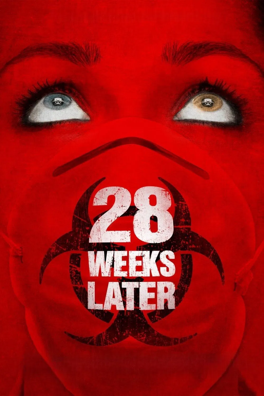 Poster chính thức của phim Phim Kinh Dị, Phim Giật Gân "28 Tuần Sau" (28 Weeks Later - 2007), với sự tham gia của diễn viên Robert Carlyle và Rose Byrne.