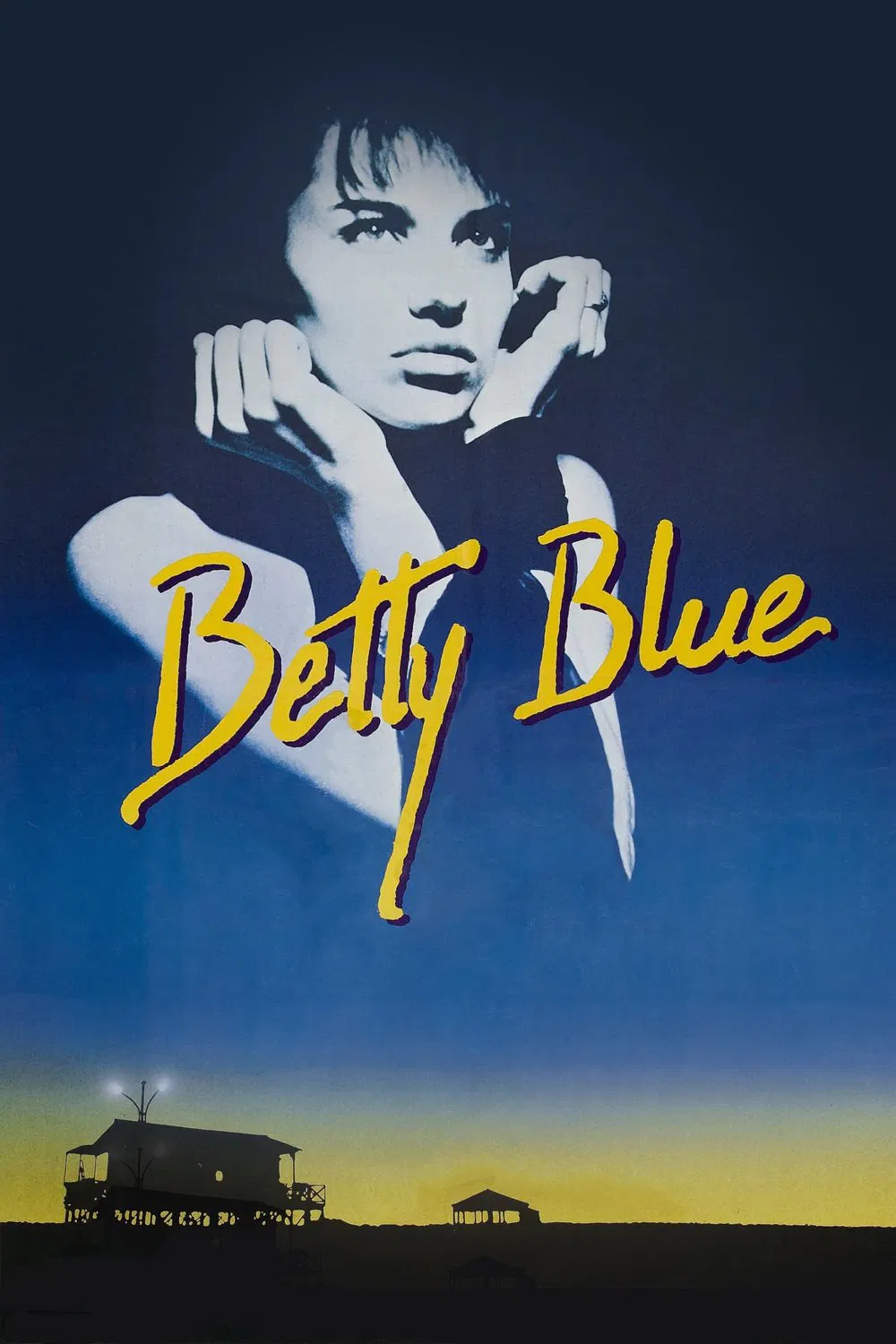 Poster chính thức của phim Phim Tâm Lý, Phim Tình Cảm "37 Độ 2 Buổi Sáng" (Betty Blue - 1986), với sự tham gia của diễn viên Jean-Hugues Anglade và Béatrice Dalle.