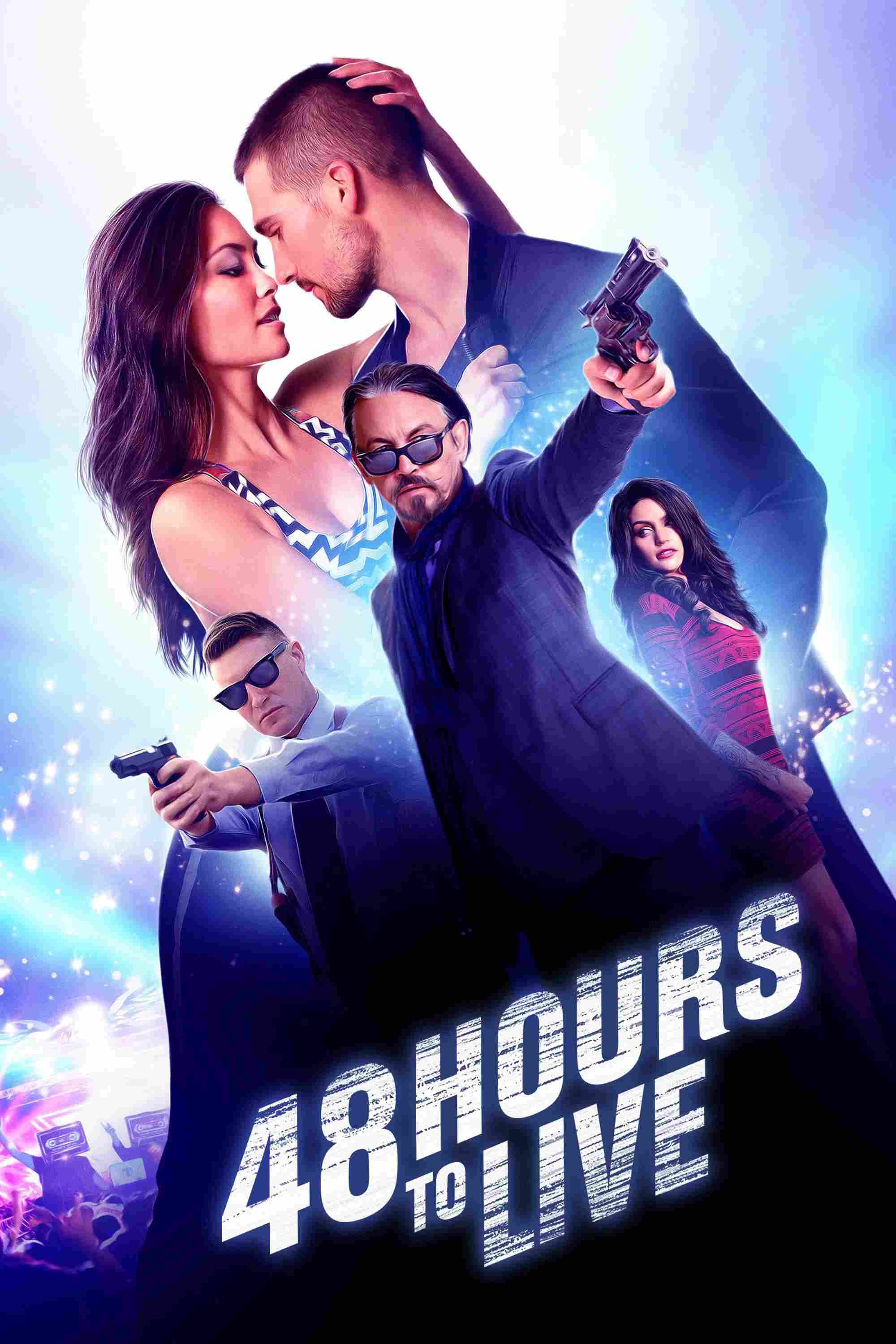Poster chính thức của phim Phim Hình Sự, Phim Ca Nhạc "48 Giờ Sinh Tử" (48 Hours to Live - 2016), với sự tham gia của diễn viên James Maslow và Tommy Flanagan.