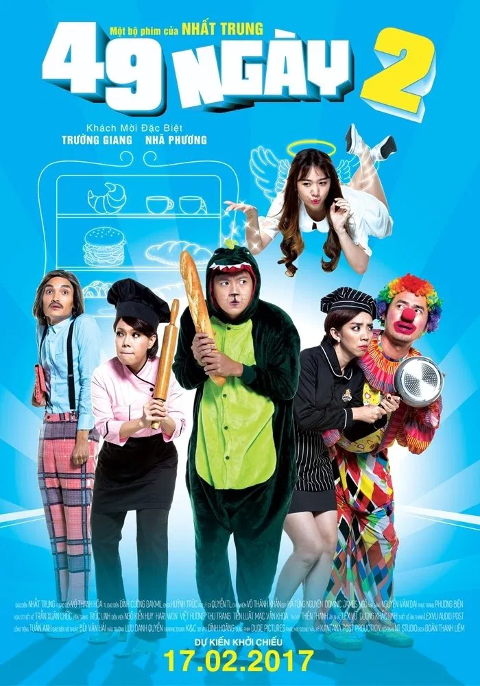 Poster chính thức của phim Phim Gia Đình, Phim Tình Cảm "49 Ngày 2" (49 ngày 2 - 2017), với sự tham gia của diễn viên Hari Won và Ngô Kiến Huy.