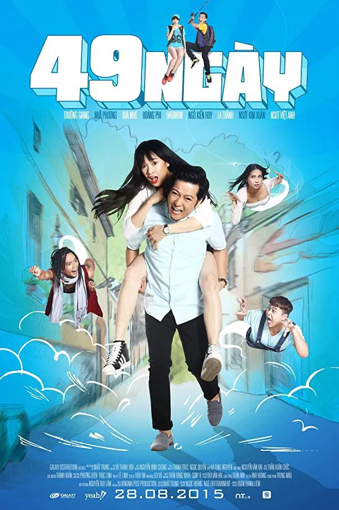 Poster chính thức của phim Phim Tình Cảm, Phim Hài "49 Ngày" (49 Ngày - 2015), với sự tham gia của diễn viên Nhã Phương và Trường Giang.