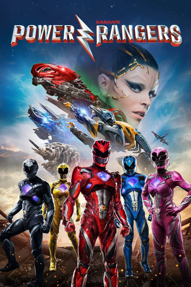 Poster chính thức của phim Phim Hành Động, Phim Phiêu Lưu "5 Anh Em Siêu Nhân" (Power Rangers - 2017), với sự tham gia của diễn viên Dacre Montgomery và RJ Cyler.