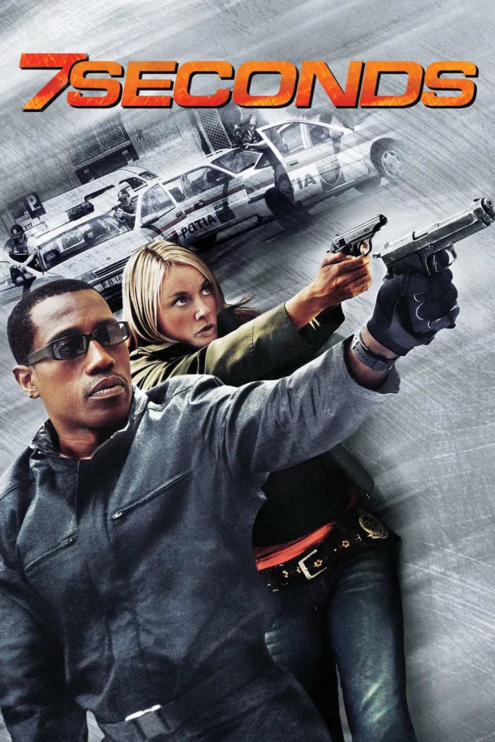 Poster chính thức của phim Phim Hành Động, Phim Hình Sự "7 Seconds" (7 Seconds - 2005), với sự tham gia của diễn viên Wesley Snipes và Tamzin Outhwaite.