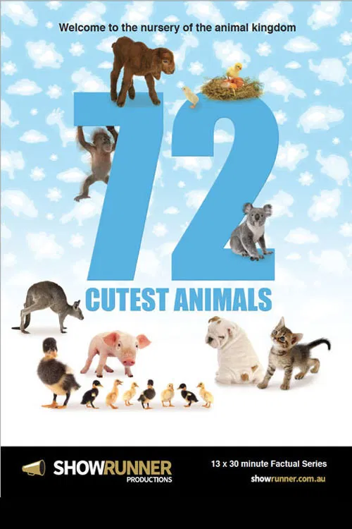 Poster chính thức của phim Phim Tài Liệu "72 loài động vật dễ thương nhất" (72 Cutest Animals - 2016).