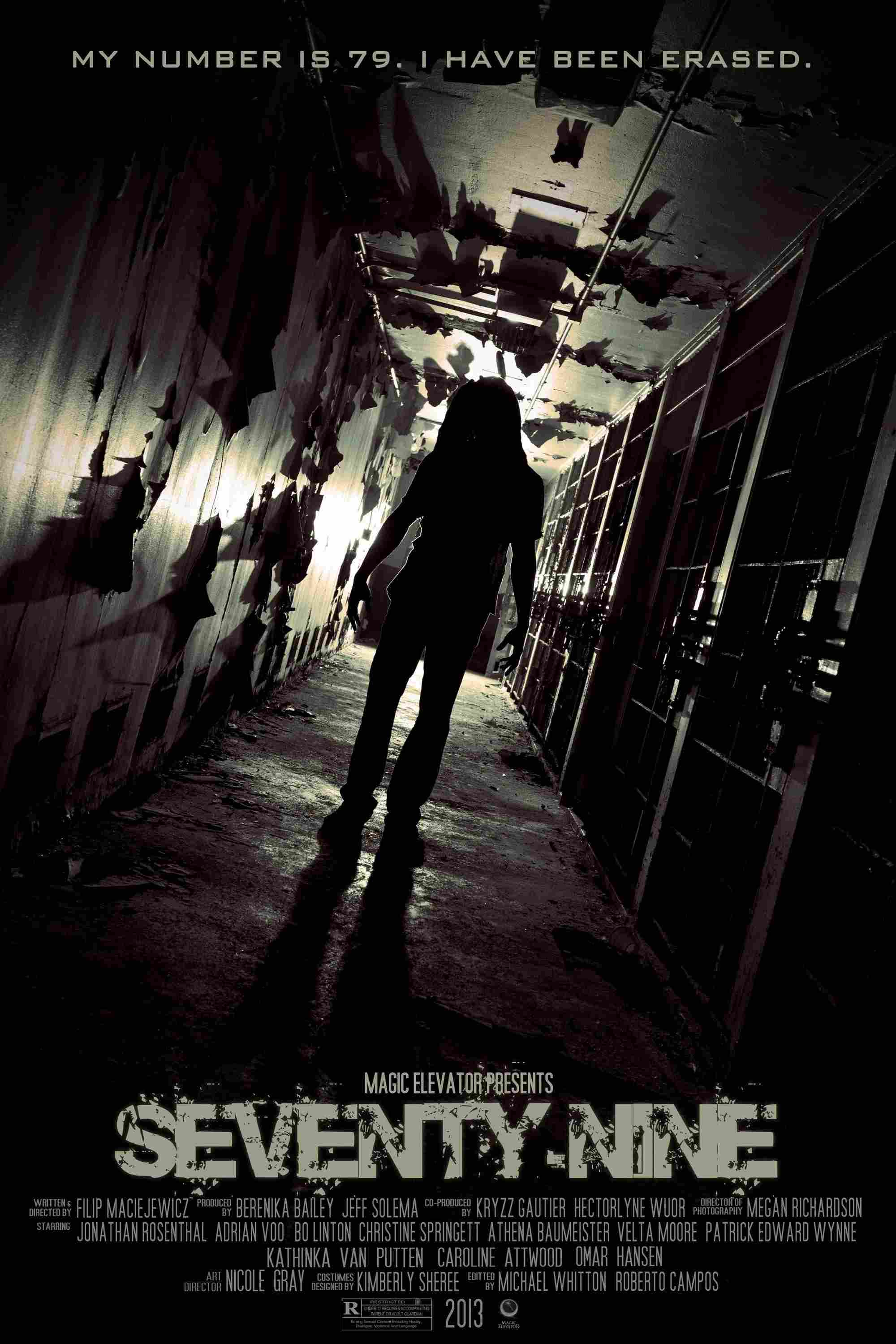 Poster chính thức của phim Phim Hành Động, Phim Giật Gân "79 Đêm" (Seventy-Nine - 2013), với sự tham gia của diễn viên Jonathan Rosenthal và Adrian Voo.