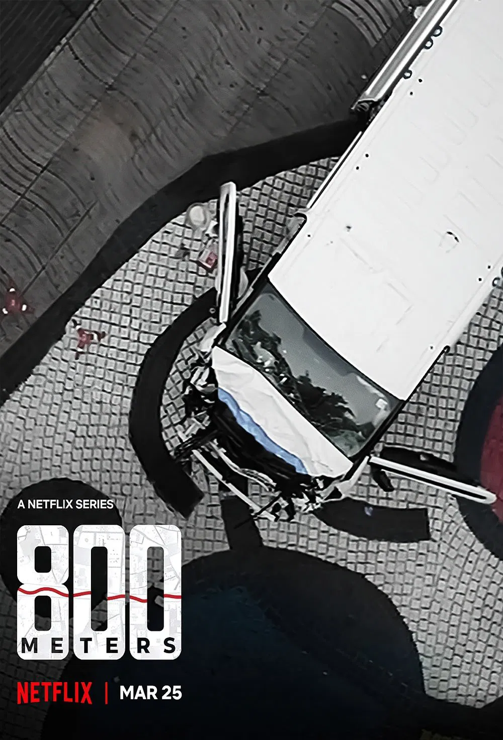 Poster chính thức của phim Phim Tài Liệu "800 mét" (800 Meters - 2022).