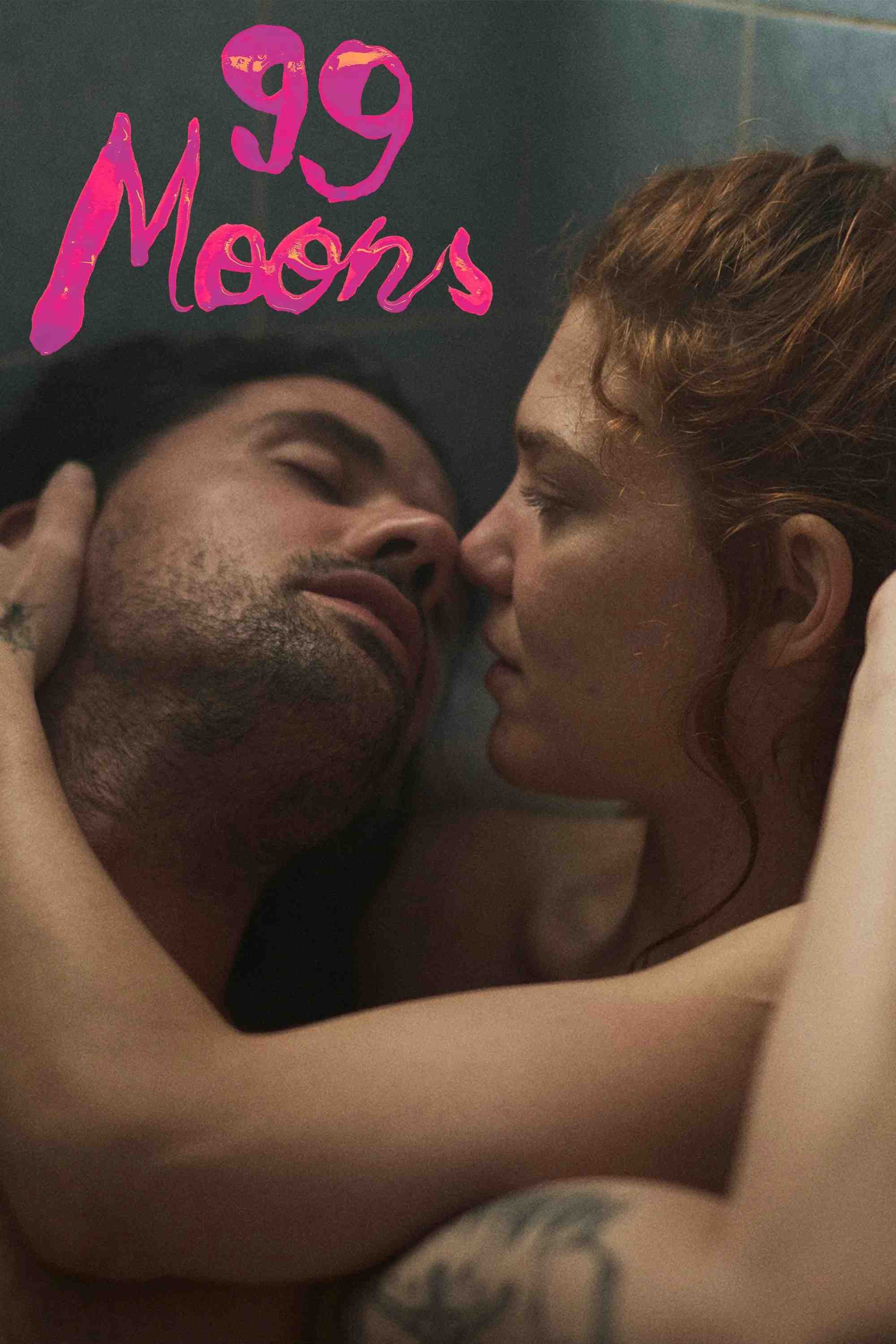 Poster chính thức của phim Phim Tâm Lý "99 Moons" (99 Moons - 2023), với sự tham gia của diễn viên Valentina Di Pace và Dominik Fellmann.