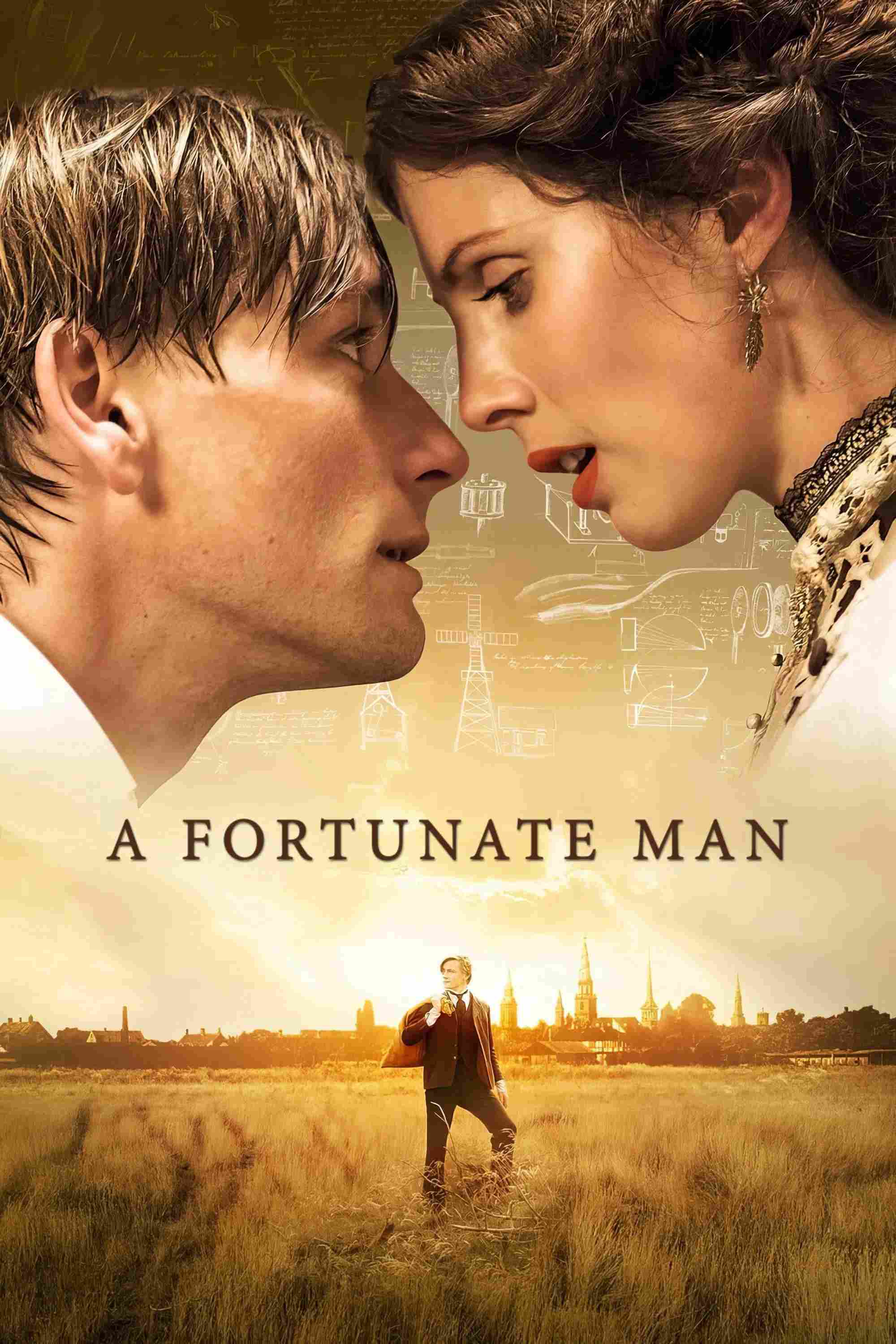 Poster chính thức của phim Phim Tâm Lý "A Fortunate Man" (A Fortunate Man - 2018), với sự tham gia của diễn viên Esben Smed và Katrine Greis-Rosenthal.