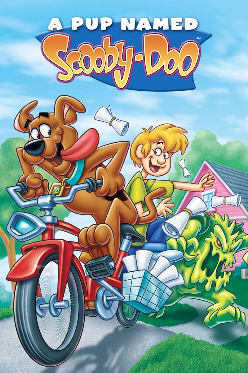 Poster chính thức của phim Phim Hoạt Hình, Phim Bí Ẩn "A Pup Named Scooby-Doo (Phần 2)" (A Pup Named Scooby-Doo - 1988), với sự tham gia của diễn viên Don Messick và Casey Kasem.