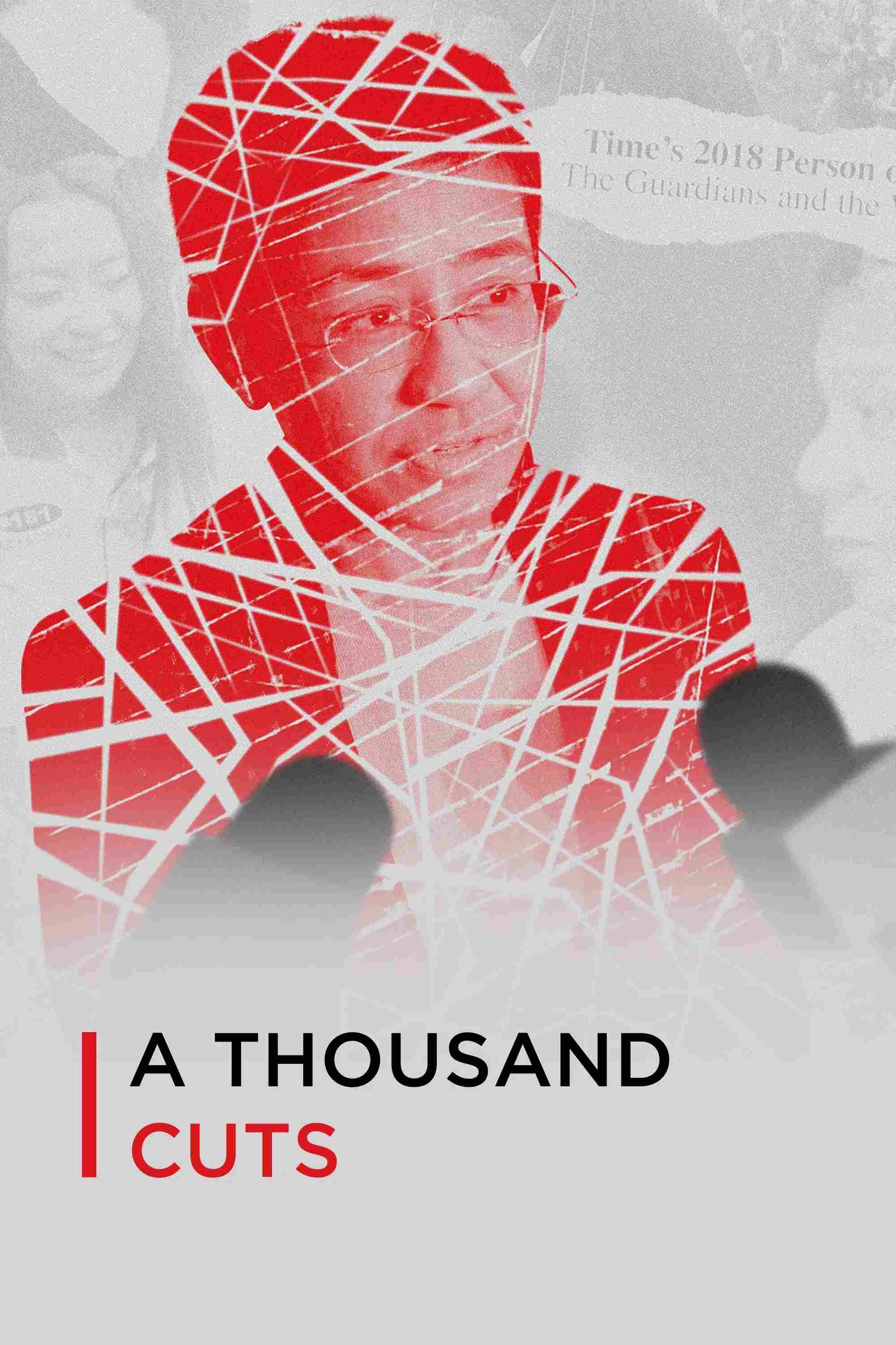 Poster chính thức của phim Phim Tài Liệu "A Thousand Cuts" (A Thousand Cuts - 2020), với sự tham gia của diễn viên George Clooney và Amal Clooney.