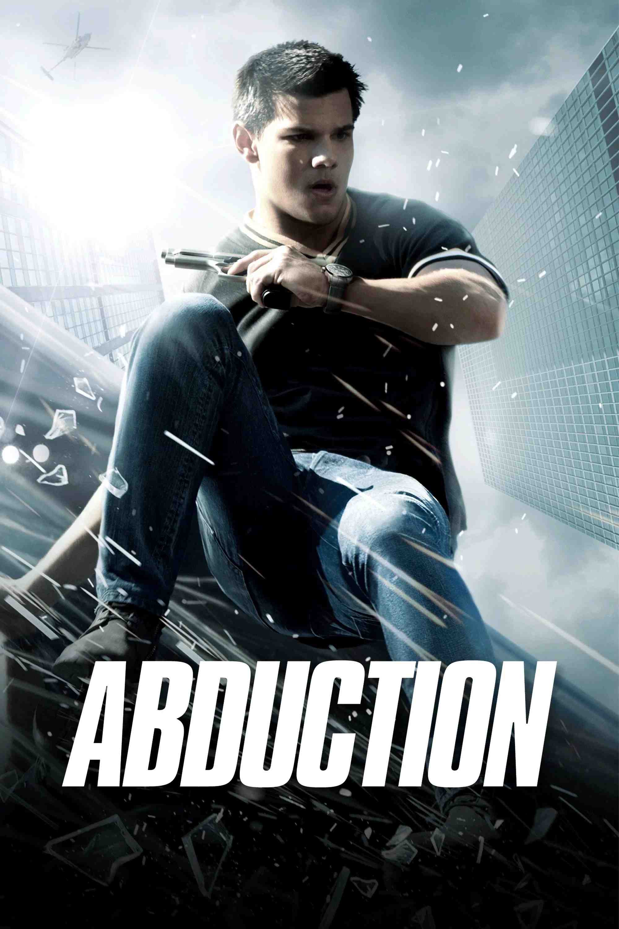 Poster chính thức của phim Phim Giật Gân, Phim Hành Động "Abduction" (Abduction - 2011), với sự tham gia của diễn viên Taylor Lautner và Lily Collins.