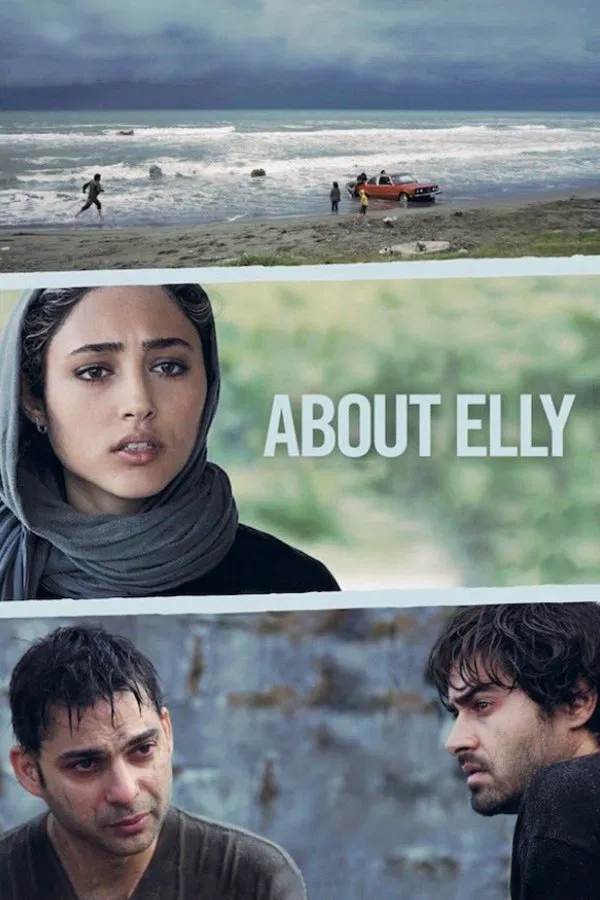 Poster chính thức của phim Phim Tâm Lý "About Elly" (About Elly - 2009), với sự tham gia của diễn viên Golshifteh Farahani và Shahab Hosseini.