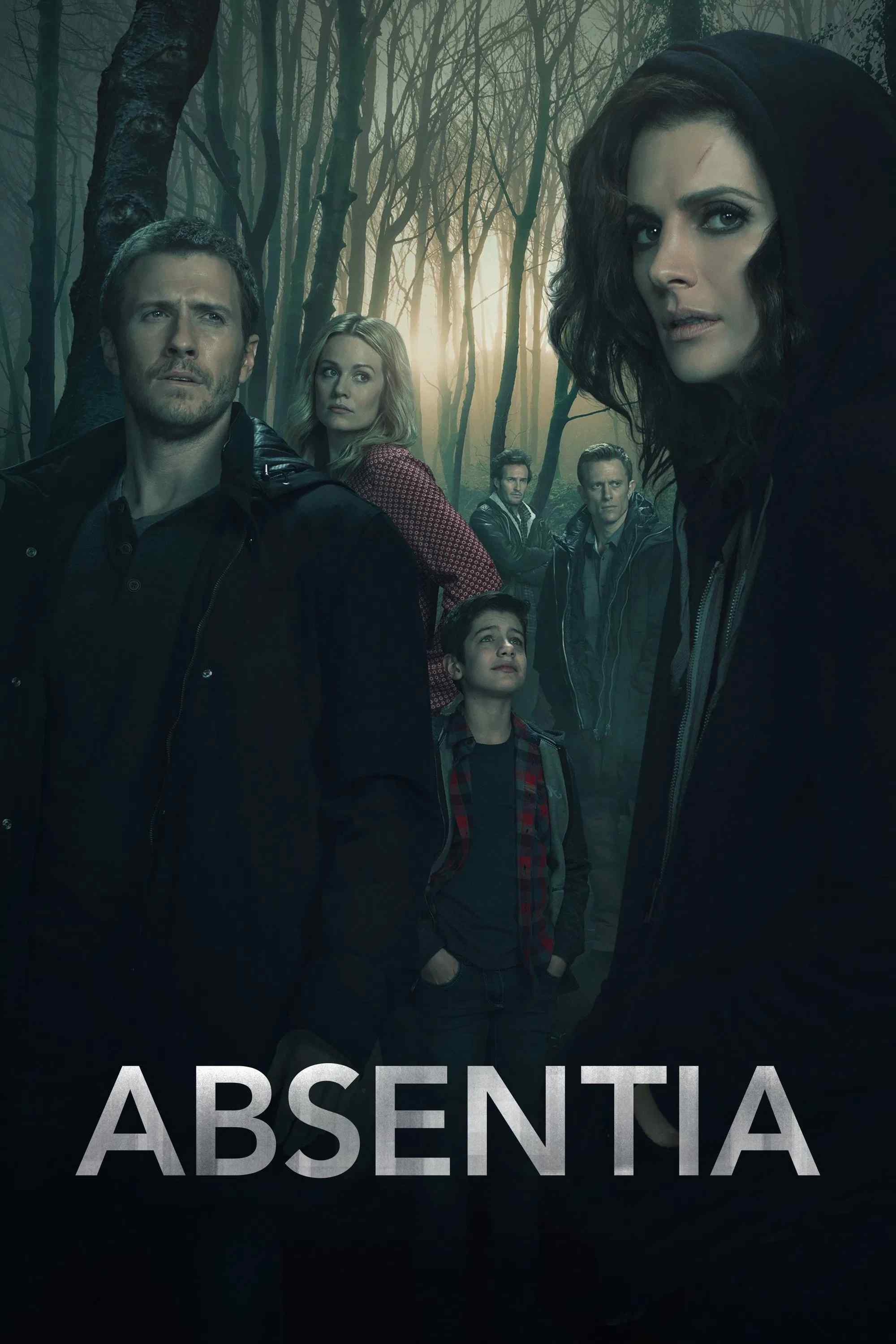 Poster chính thức của phim Phim Hình Sự, Phim Tâm Lý "Absentia (Phần 1)" (Absentia - 2017), với sự tham gia của diễn viên Stana Katic và Patrick Heusinger.