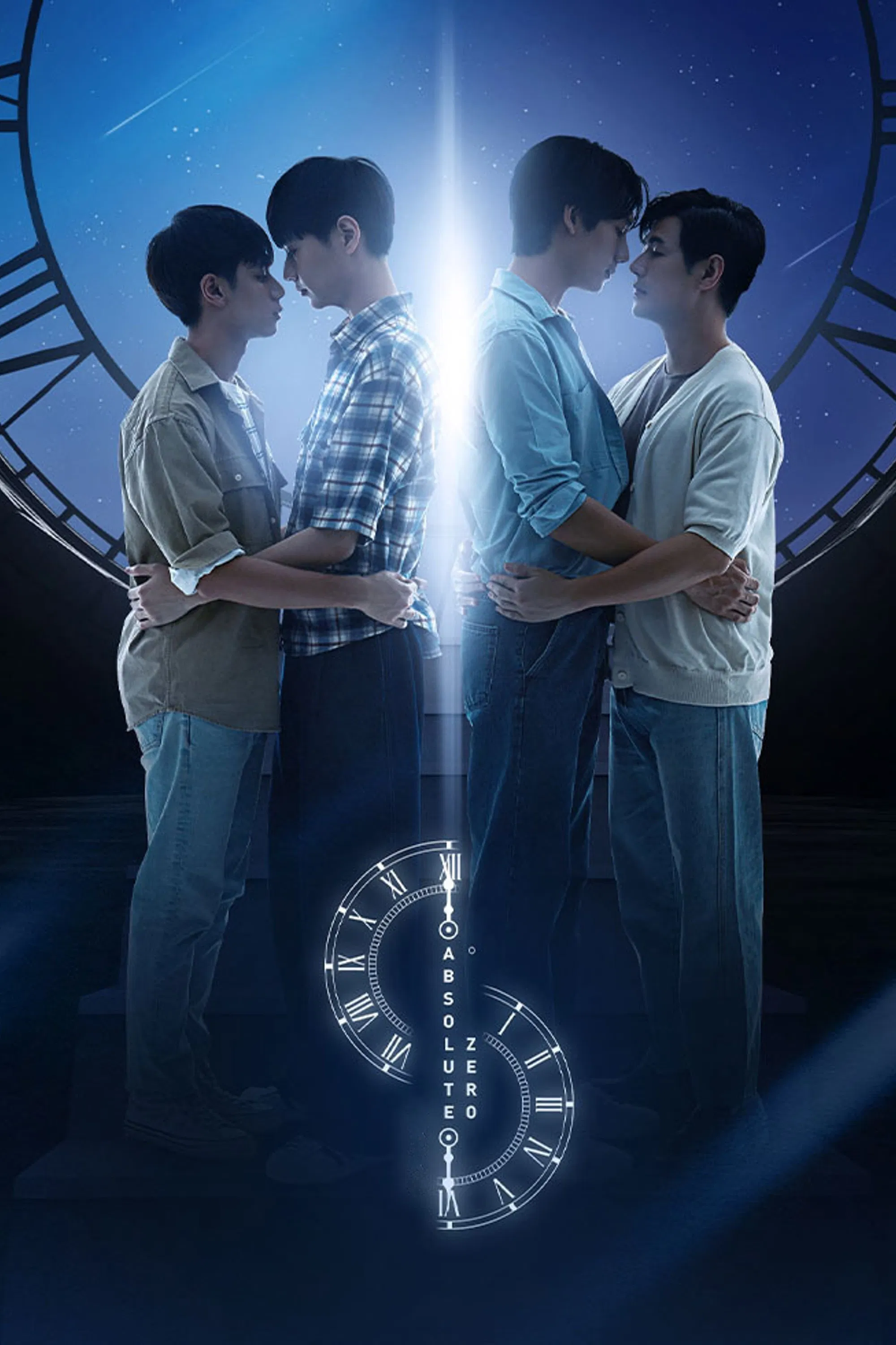 Poster chính thức của phim Phim Tâm Lý "Độ Không Tuyệt Đối" (Absolute Zero - 2023), với sự tham gia của diễn viên Supakorn Wuttinansurasit và Wanut Sangtianprapai.