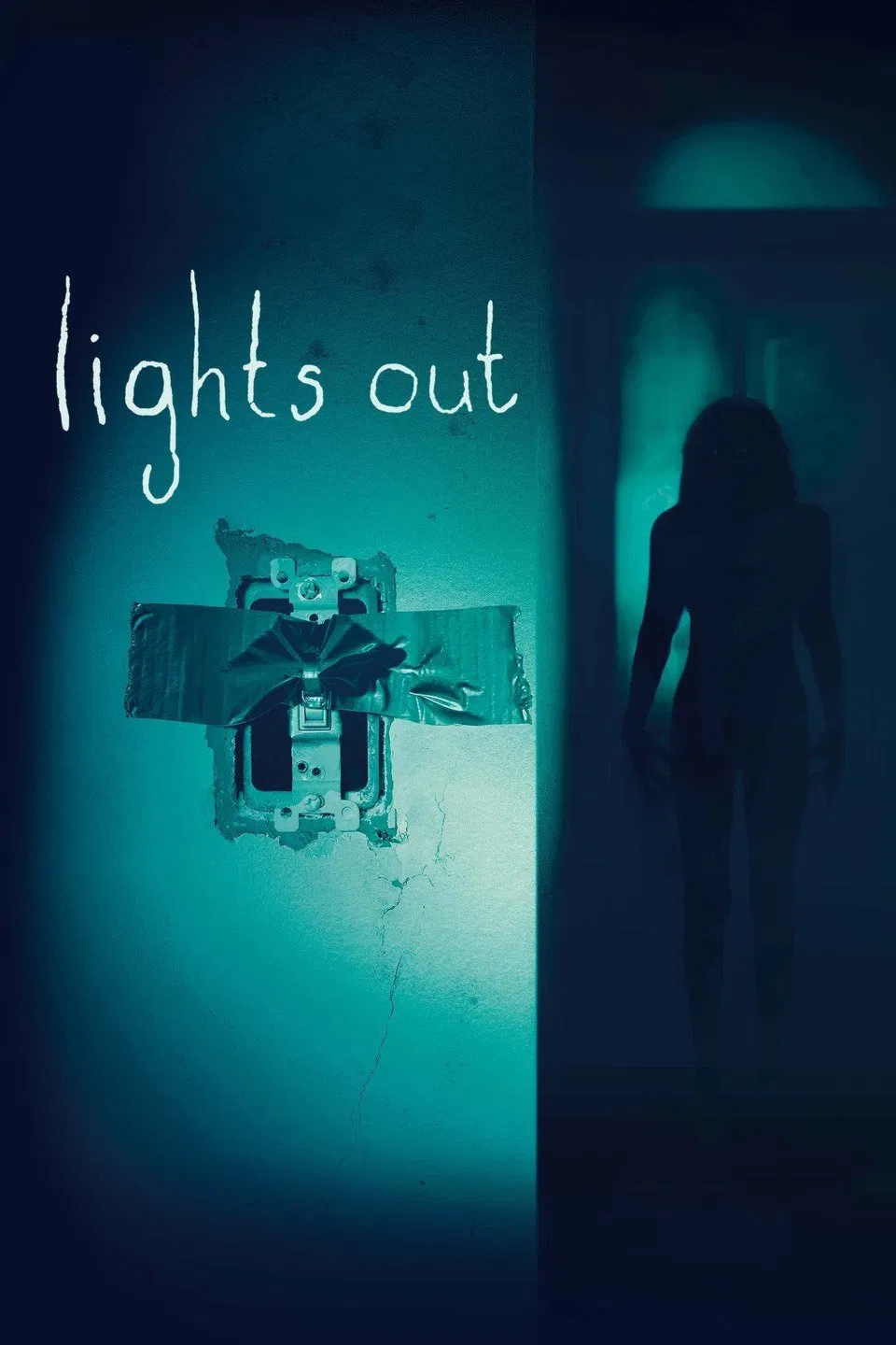 Poster chính thức của phim Phim Kinh Dị "Ác Mộng Bóng Đêm" (Lights Out - 2016), với sự tham gia của diễn viên Teresa Palmer và Maria Bello.