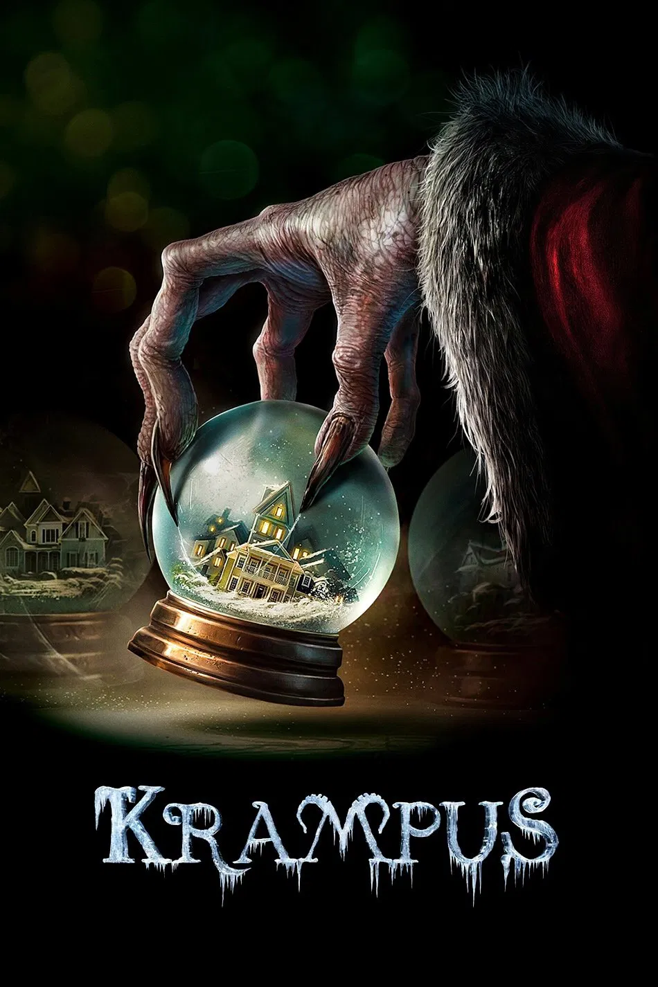 Poster chính thức của phim Phim Kinh Dị, Phim Hài "Ác Mộng Đêm Giáng Sinh" (Krampus - 2015), với sự tham gia của diễn viên Adam Scott và Toni Collette.