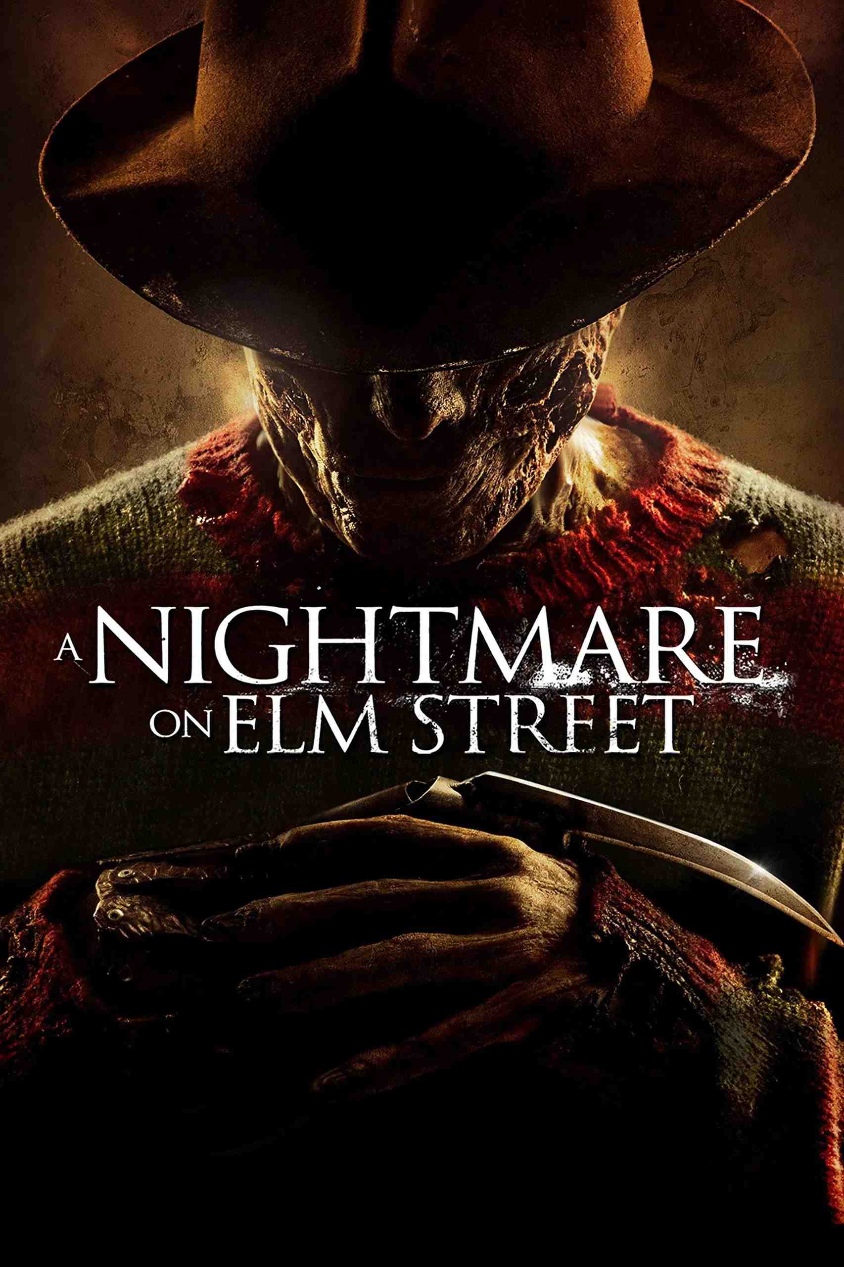Poster chính thức của phim Phim Kinh Dị, Phim Bí Ẩn "Ác Mộng Trên Phố Elm" (A Nightmare on Elm Street - 2010), với sự tham gia của diễn viên Rooney Mara và Kyle Gallner.