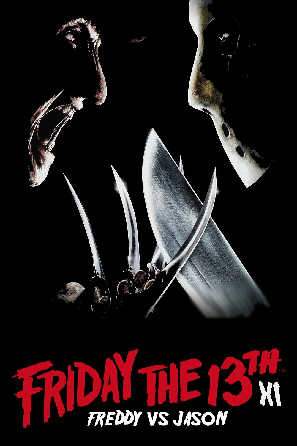 Poster chính thức của phim Phim Kinh Dị "Ác Quỷ Đối Đầu" (Freddy vs. Jason - 2003), với sự tham gia của diễn viên Robert Englund và Ken Kirzinger.