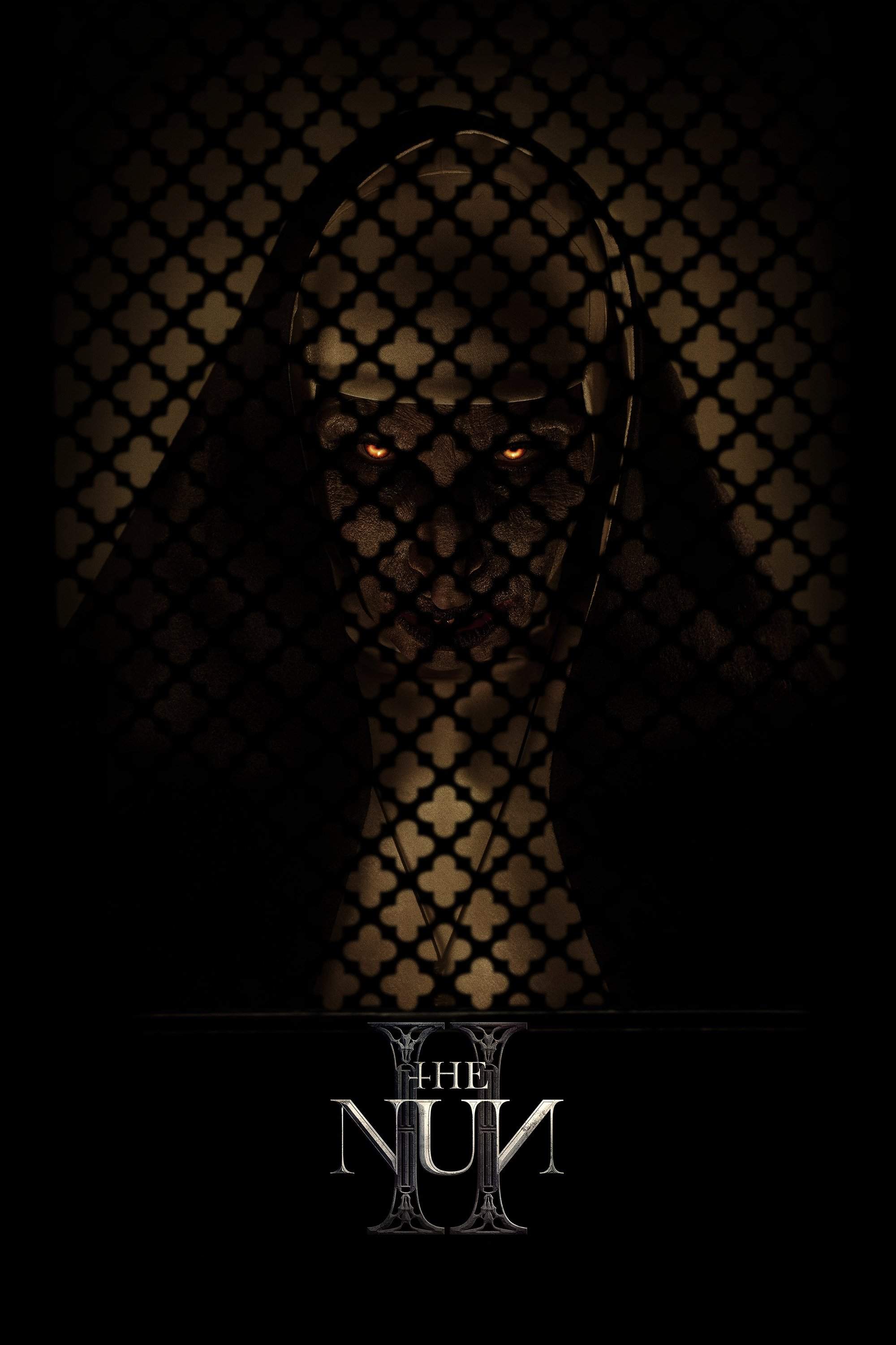 Poster chính thức của phim Phim Kinh Dị "Ác Quỷ Ma Sơ 2" (The Nun II - 2023), với sự tham gia của diễn viên Taissa Farmiga và Jonas Bloquet.