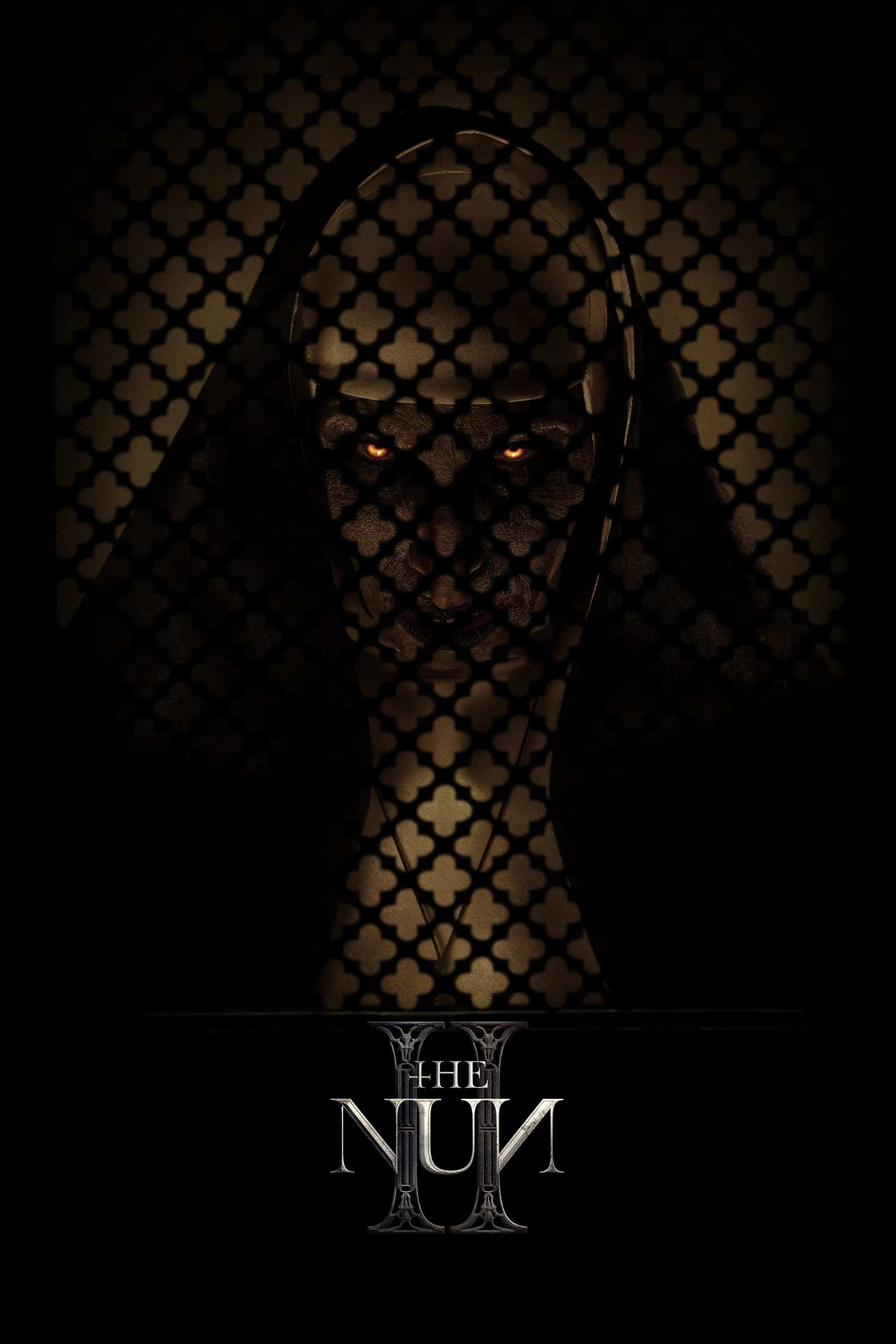 Poster chính thức của phim Phim Kinh Dị "Ác Quỷ Ma Sơ II" (The Nun II - 2023), với sự tham gia của diễn viên Taissa Farmiga và Jonas Bloquet.