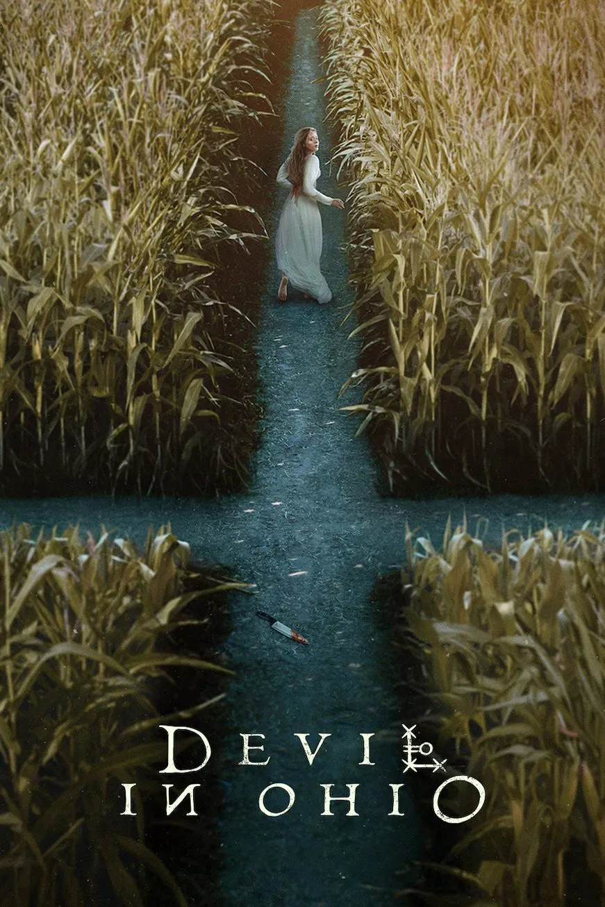 Poster chính thức của phim Phim Hình Sự, Phim Tâm Lý "Ác Quỷ Ở Ohio" (Devil in Ohio - 2022), với sự tham gia của diễn viên Emily Deschanel và Madeleine Arthur.