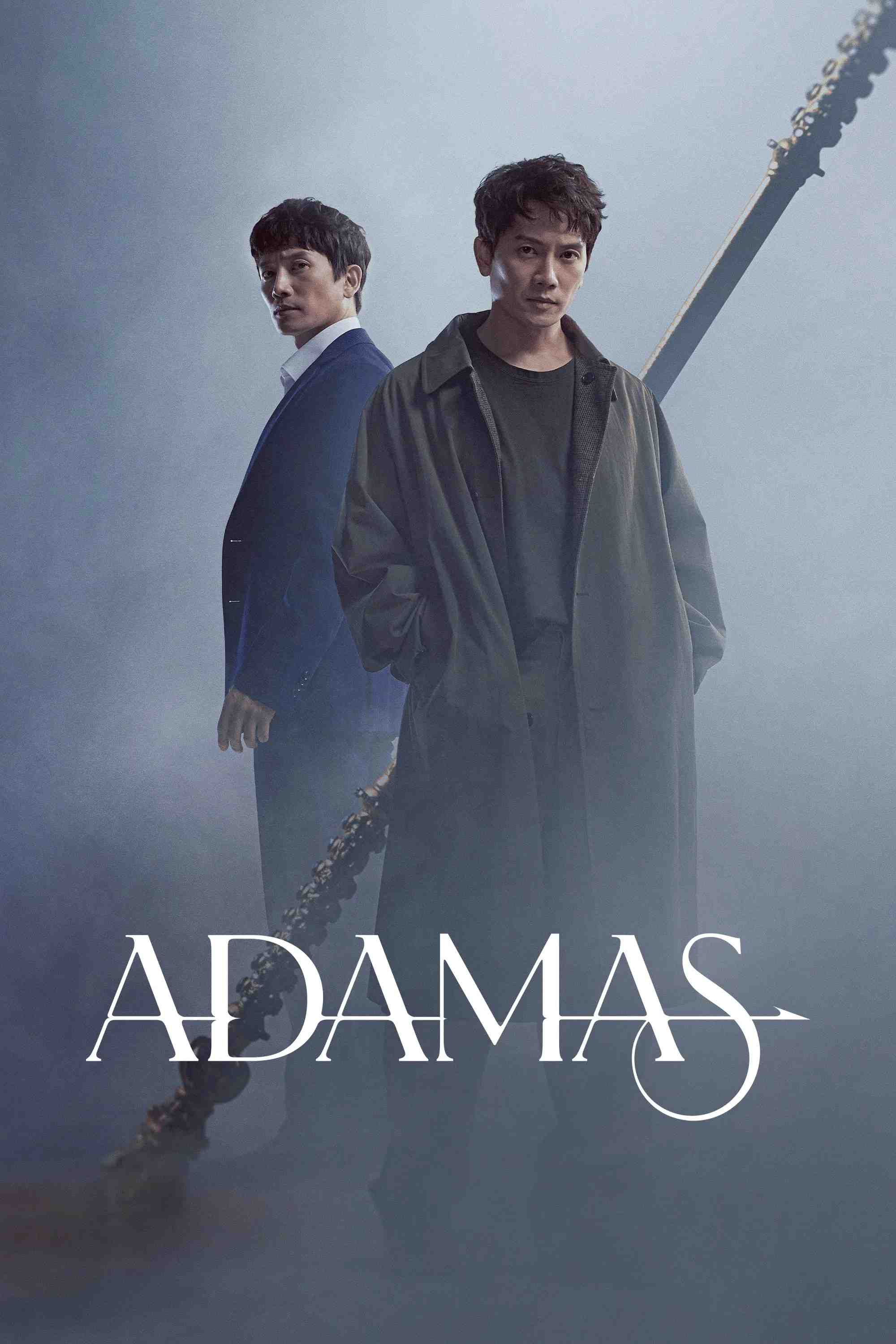 Poster chính thức của phim Phim Bí Ẩn, Phim Tâm Lý "Adamas" (Adamas - 2022), với sự tham gia của diễn viên Ji Sung và Seo Ji-hye.