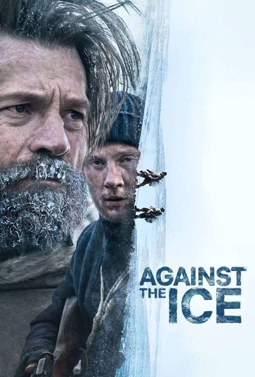 Poster chính thức của phim Phim Tâm Lý, Phim Phiêu Lưu "Against the Ice" (Against the Ice - 2022), với sự tham gia của diễn viên Nikolaj Coster-Waldau và Joe Cole.