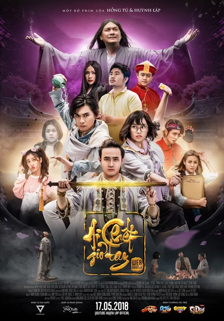 Poster chính thức của phim Phim Hài, Phim Giả Tượng "Ai chết giơ tay" (AI CHẾT GIƠ TAY - 2018), với sự tham gia của diễn viên Huỳnh Lập và Khả Như.