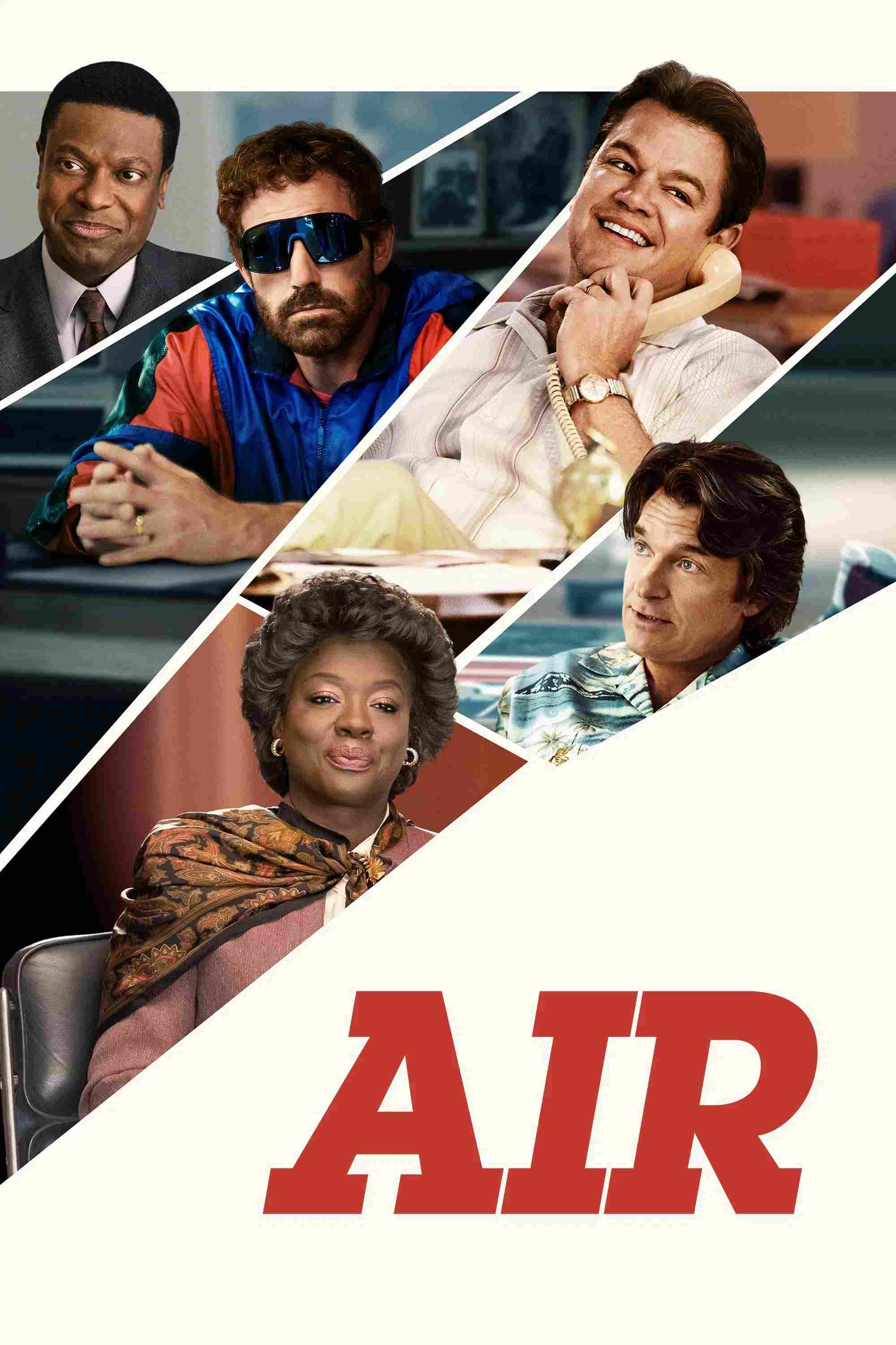 Poster chính thức của phim Phim Tâm Lý, Phim Lịch Sử "AIR: Theo Đuổi Một Huyền Thoại" (Air - 2023), với sự tham gia của diễn viên Matt Damon và Ben Affleck.