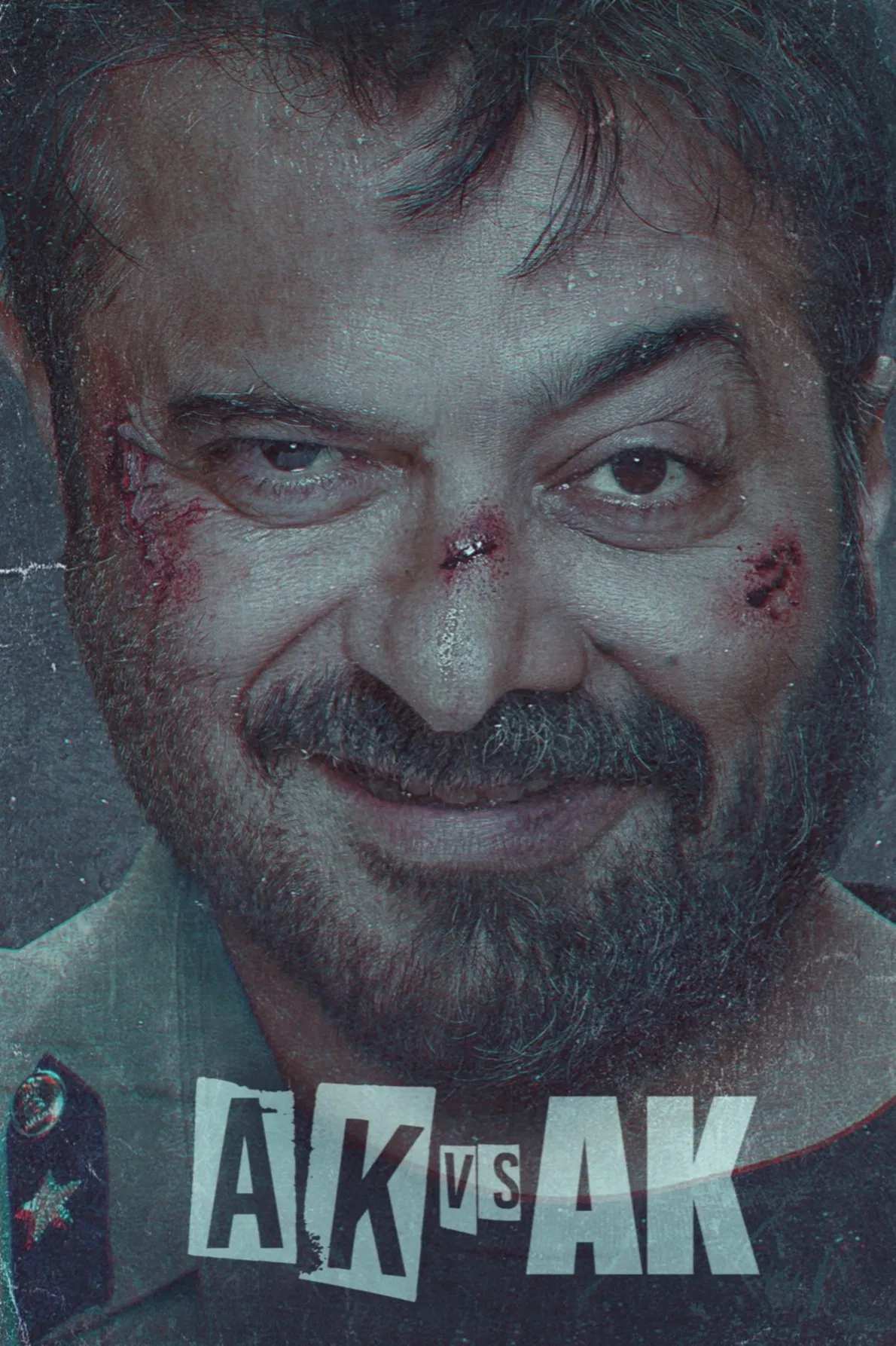 Poster chính thức của phim Phim Hài, Phim Hành Động "AK Vs AK" (AK vs AK - 2020), với sự tham gia của diễn viên Anil Kapoor và Anurag Kashyap.