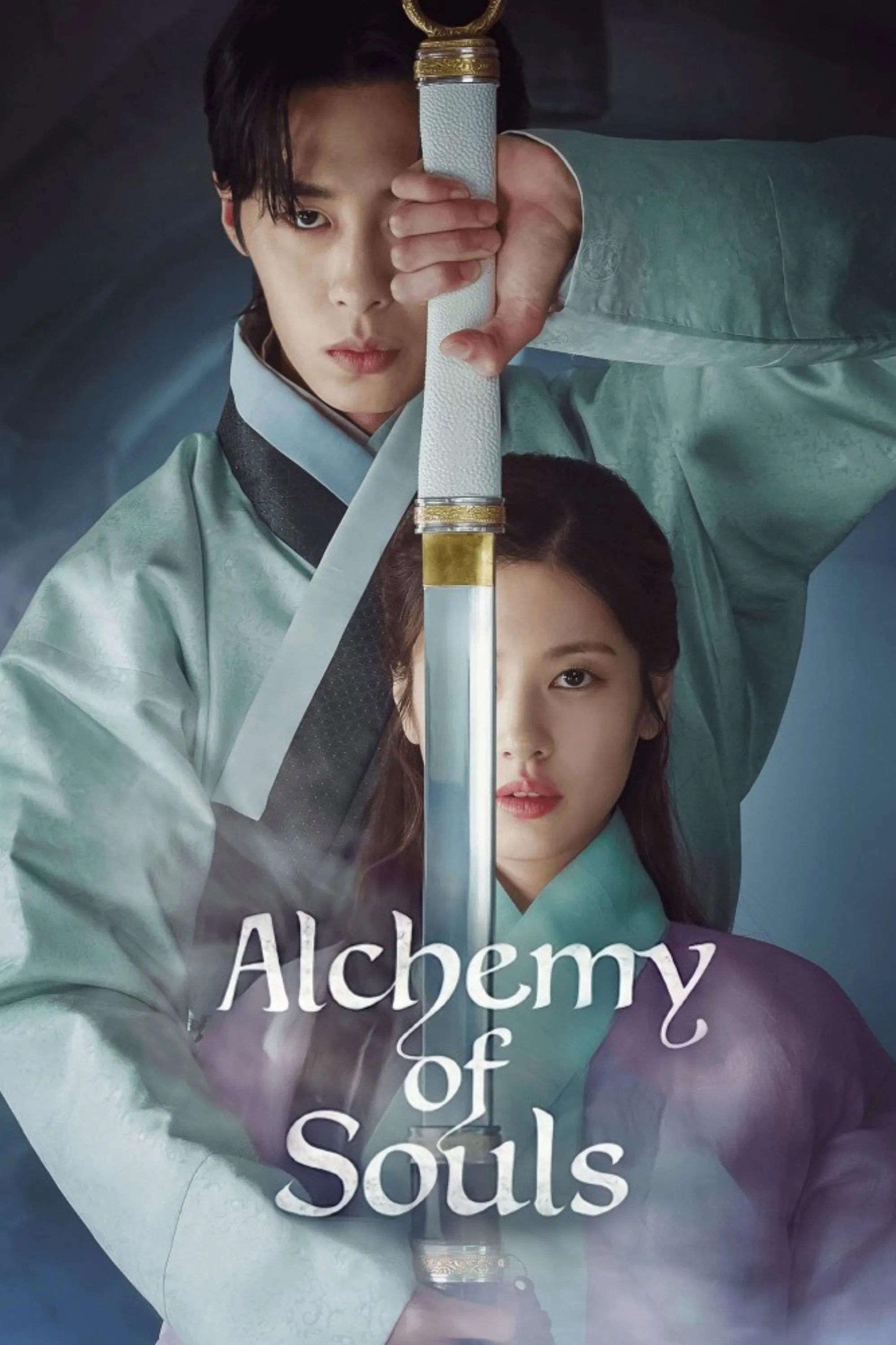 Poster chính thức của phim Phim Tâm Lý, Phim Viễn Tưởng & Giả Tưởng "Hoàn hồn" (Alchemy of Souls - 2022), với sự tham gia của diễn viên Lee Jae-wook và Go Youn-jung.