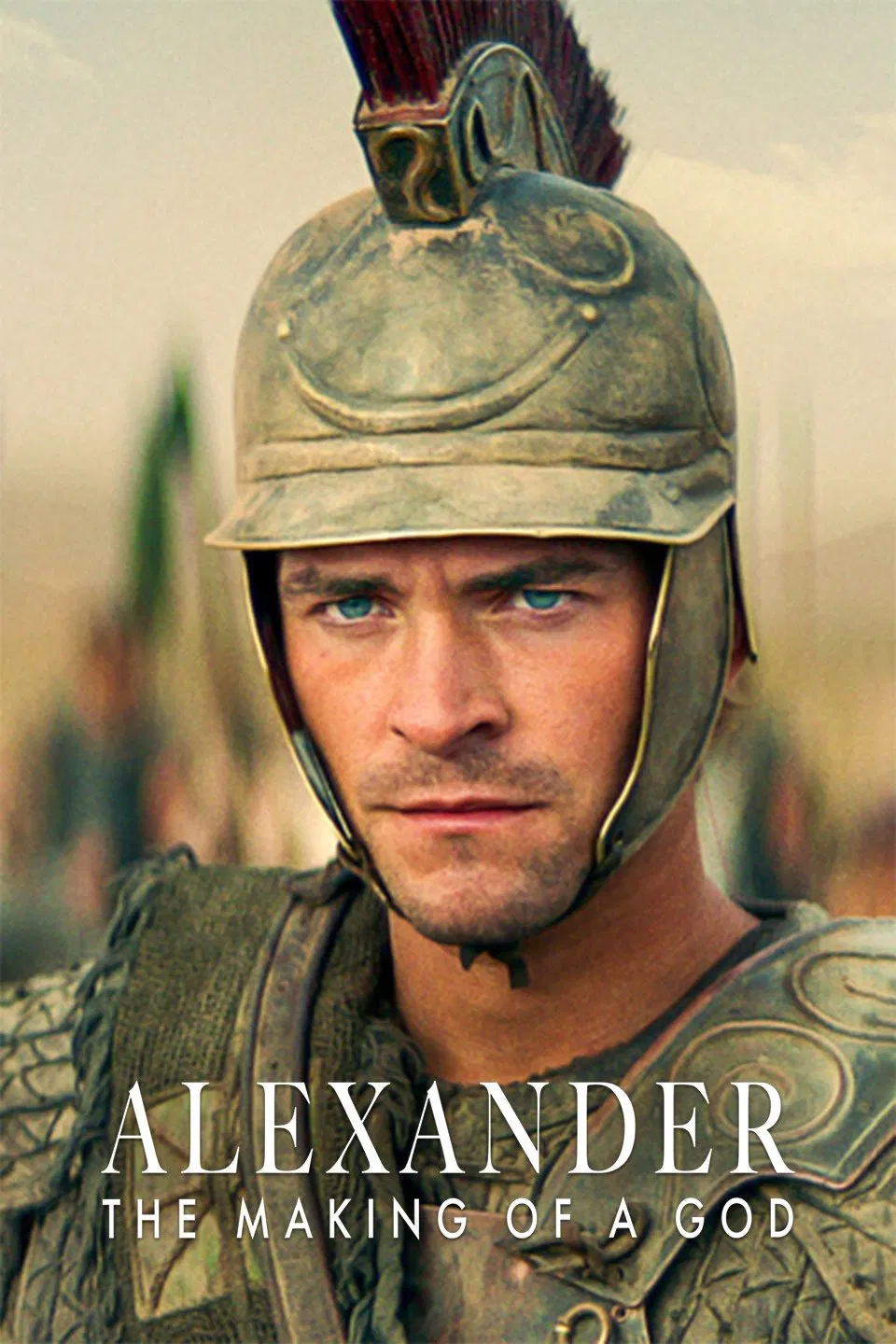 Poster chính thức của phim Phim Tài Liệu, Phim Tâm Lý "Alexander Đại Đế: Tạo Nên Một Vị Thần" (Alexander: The Making of a God - 2024), với sự tham gia của diễn viên Mido Hamada và Buck Braithwaite.