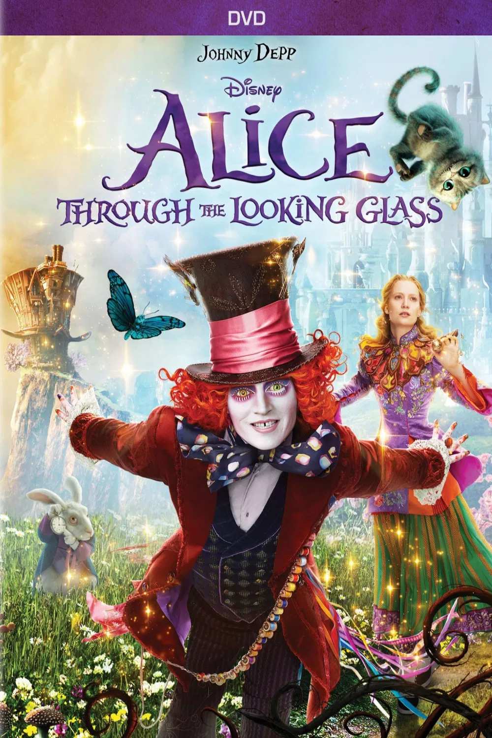 Poster chính thức của phim Phim Tài Liệu, Phim Giả Tượng "Alice Ở Xứ Sở Trong Gương" (Alice Through the Looking Glass: A Stitch in Time - Costuming Wonderland - 2016), với sự tham gia của diễn viên Colleen Atwood.