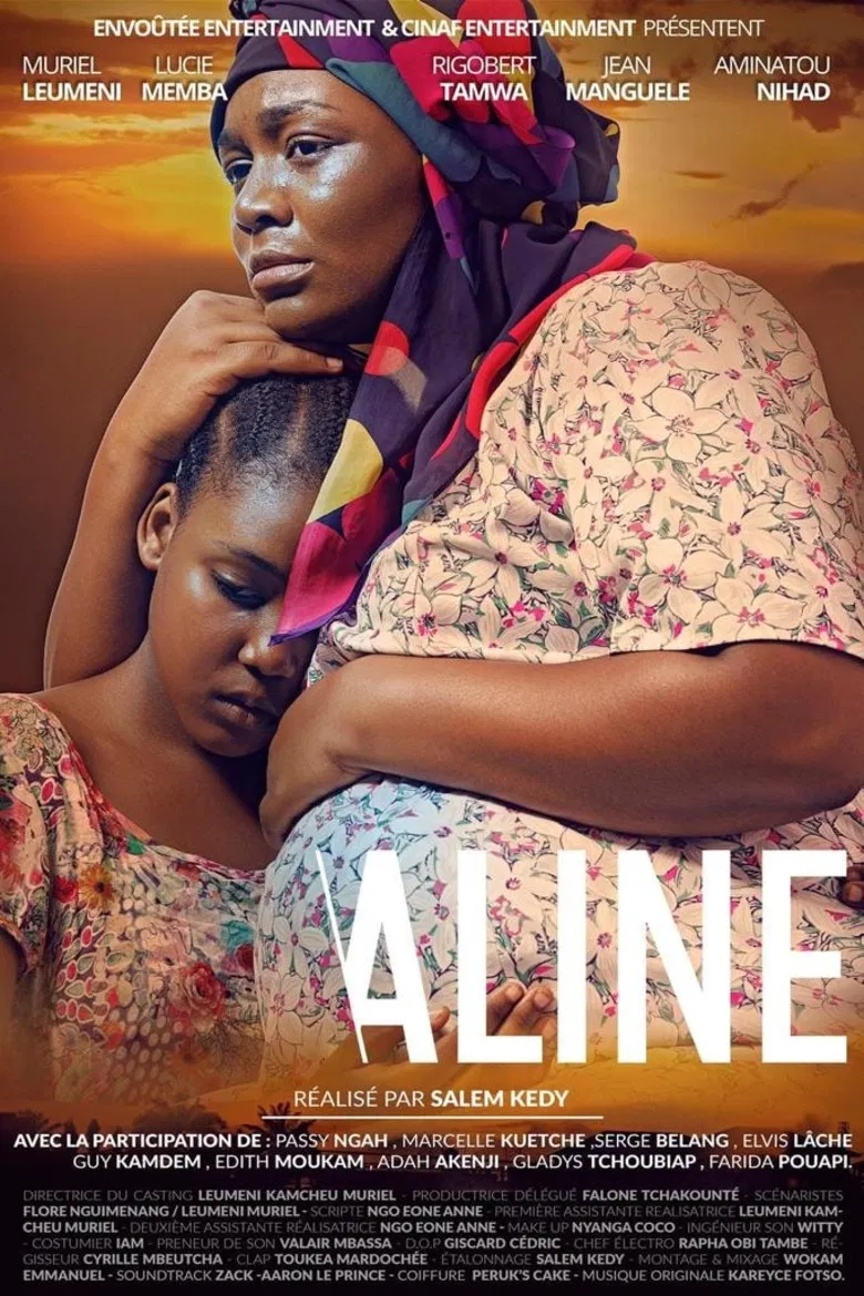 Poster chính thức của phim Phim Tâm Lý "ALINE" (ALINE - 2020), với sự tham gia của diễn viên Jean-Baptiste Manguelle.