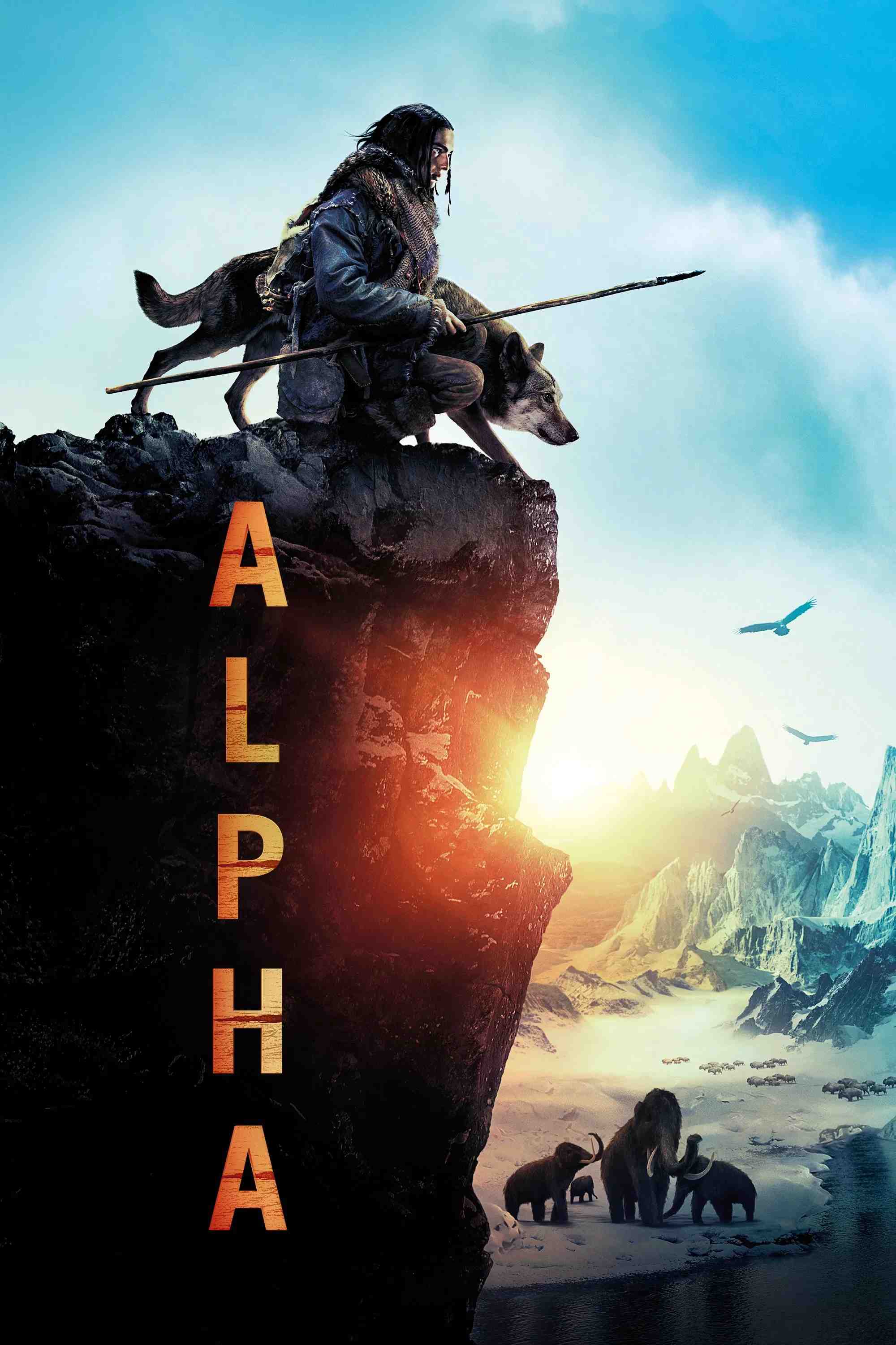 Poster chính thức của phim Phim Phiêu Lưu, Phim Tâm Lý "Alpha: Người Thủ Lĩnh" (Alpha - 2018), với sự tham gia của diễn viên Kodi Smit-McPhee và Jóhannes Haukur Jóhannesson.