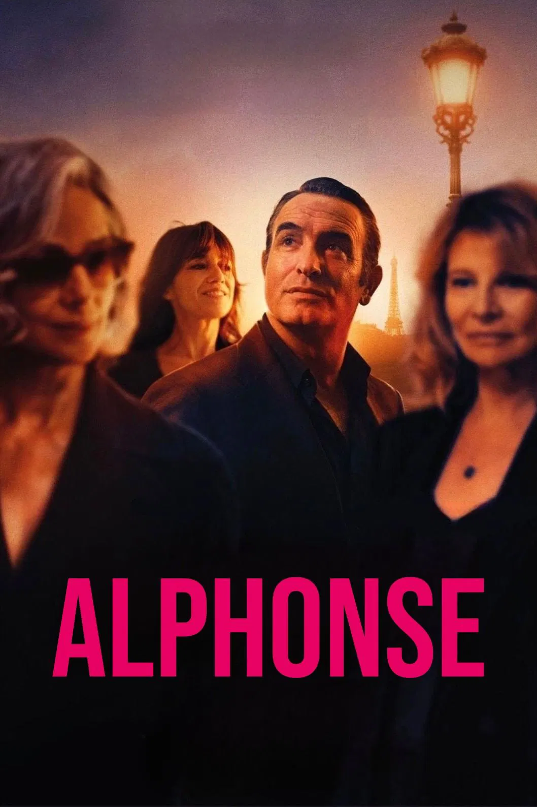 Poster chính thức của phim Phim Hài, Phim Tâm Lý "Alphonse (Phần 1)" (Alphonse - 2023), với sự tham gia của diễn viên Jean Dujardin và Charlotte Gainsbourg.