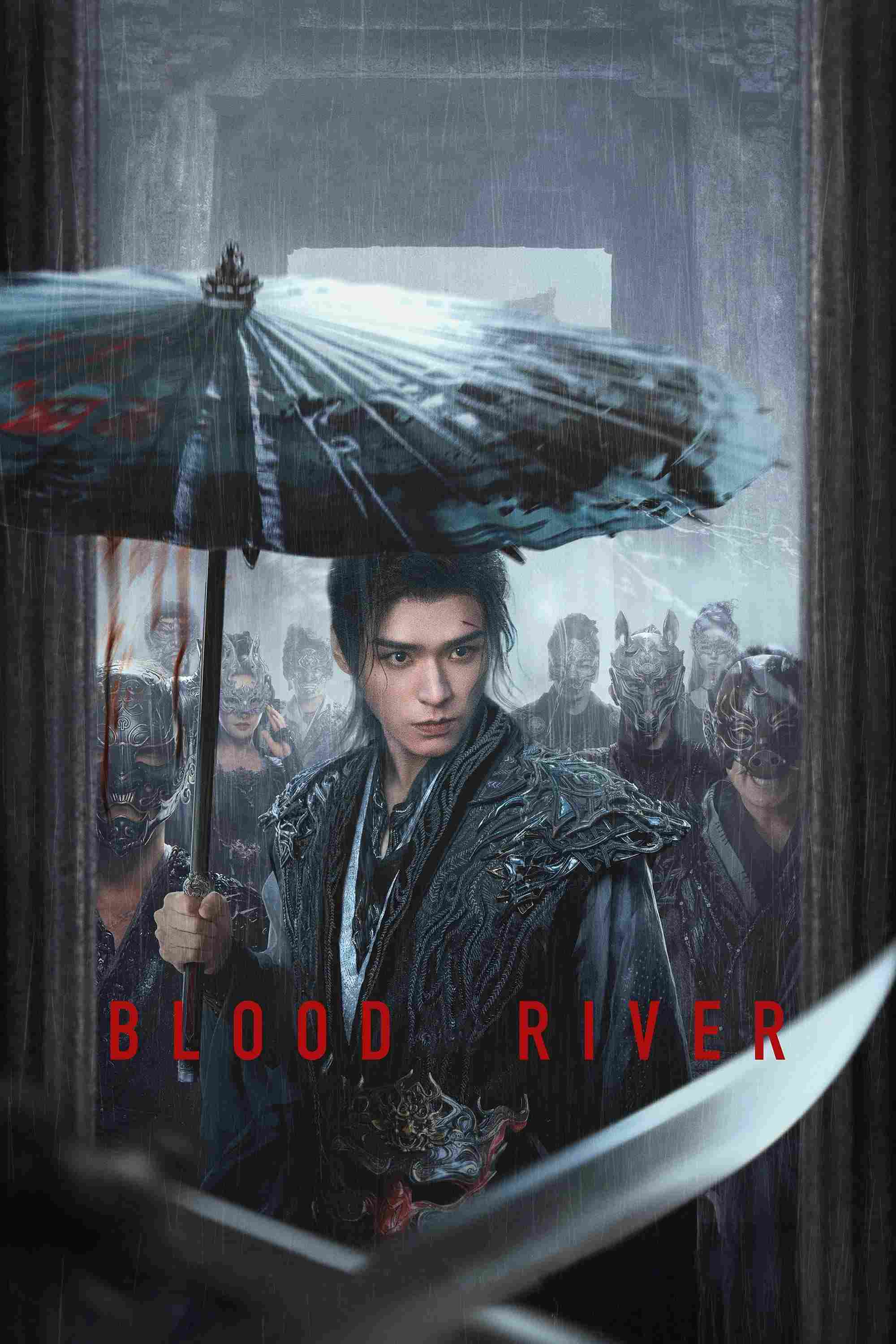 Poster chính thức của phim Phim Tâm Lý, Phim Hành Động & Phiêu Lưu "Ám Hà Truyện" (Blood River - 2025), với sự tham gia của diễn viên Cung Tuấn và Bành Tiểu Nhiễm.