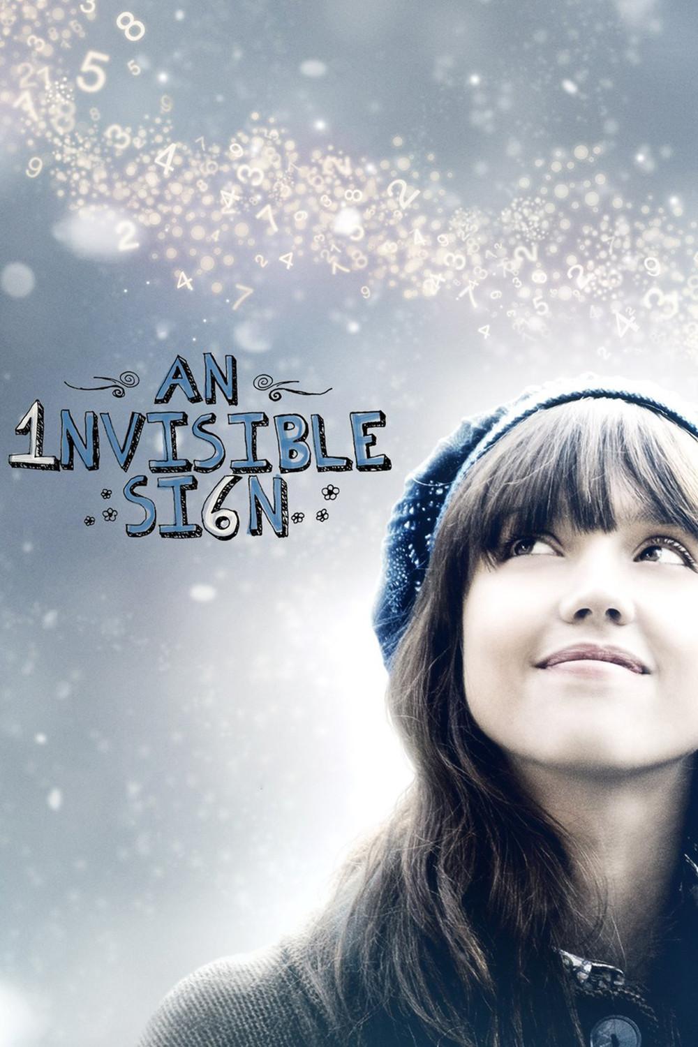 Poster chính thức của phim Phim Gia Đình, Phim Tâm Lý "Ám Hiệu Vô Hình" (An Invisible Sign - 2010), với sự tham gia của diễn viên Jessica Alba và Bailee Madison.