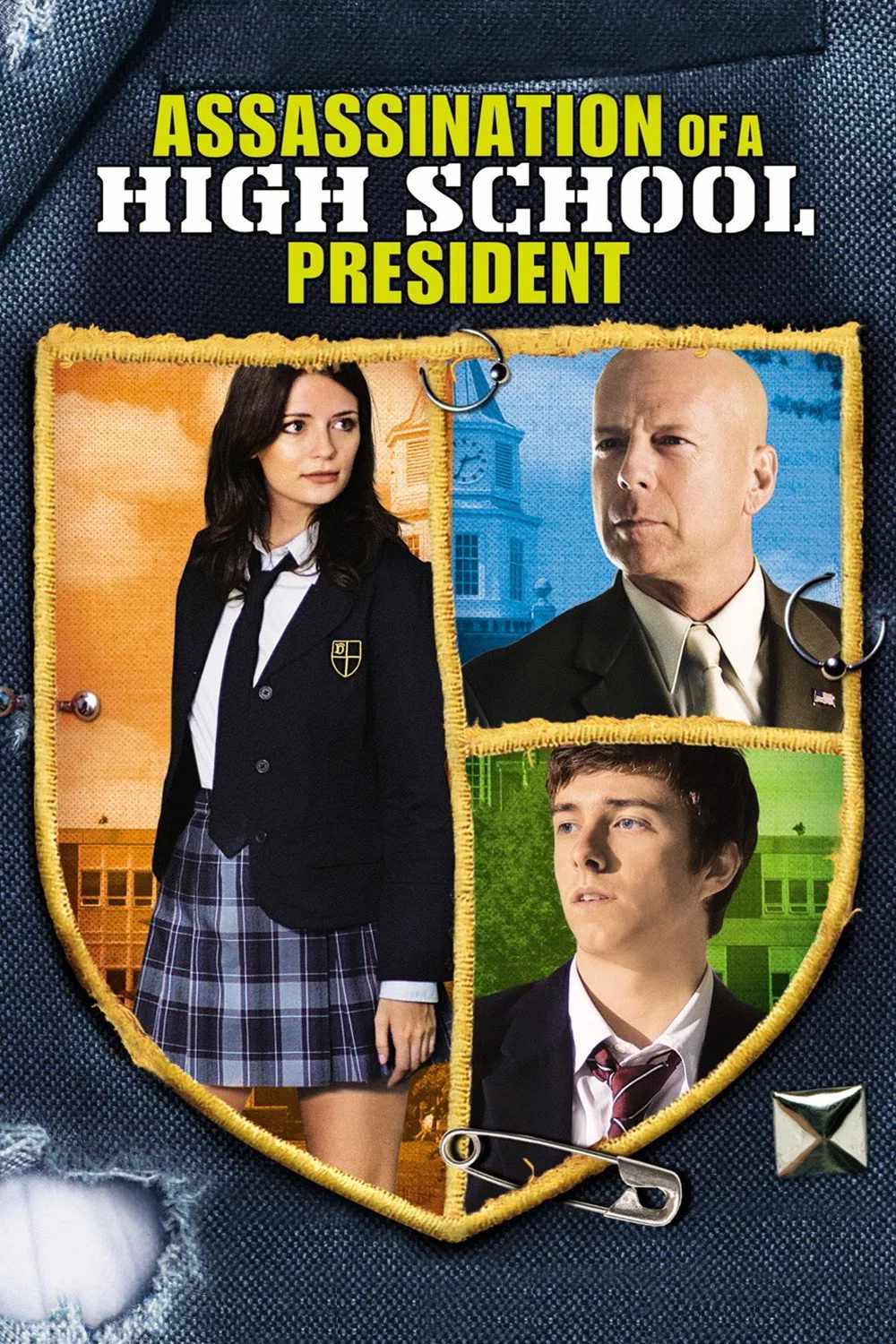 Poster chính thức của phim Phim Hài, Phim Hình Sự "Ám Sát Thầy Hiệu Trưởng" (Assassination of a High School President - 2008), với sự tham gia của diễn viên Reece Thompson và Mischa Barton.